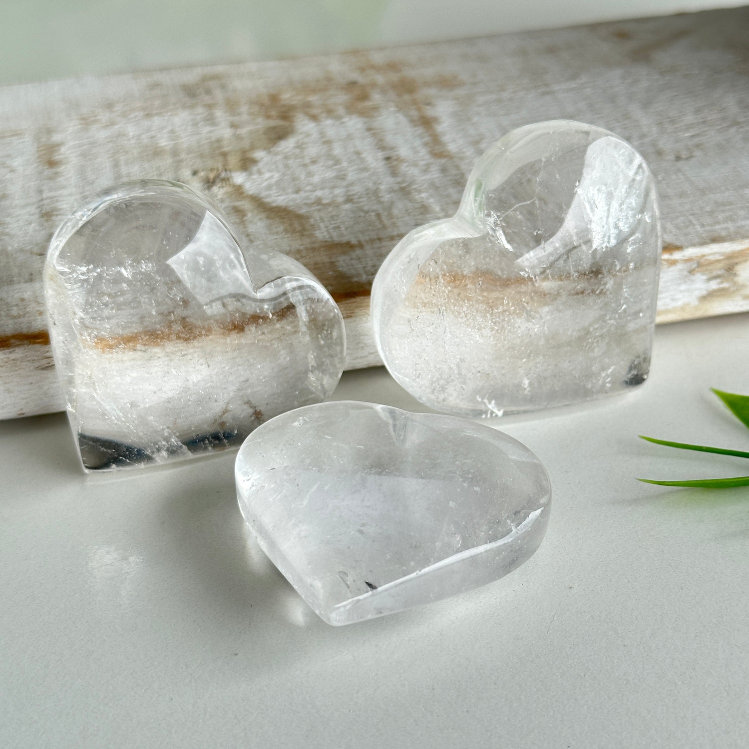 Clear Quartz Heart Small