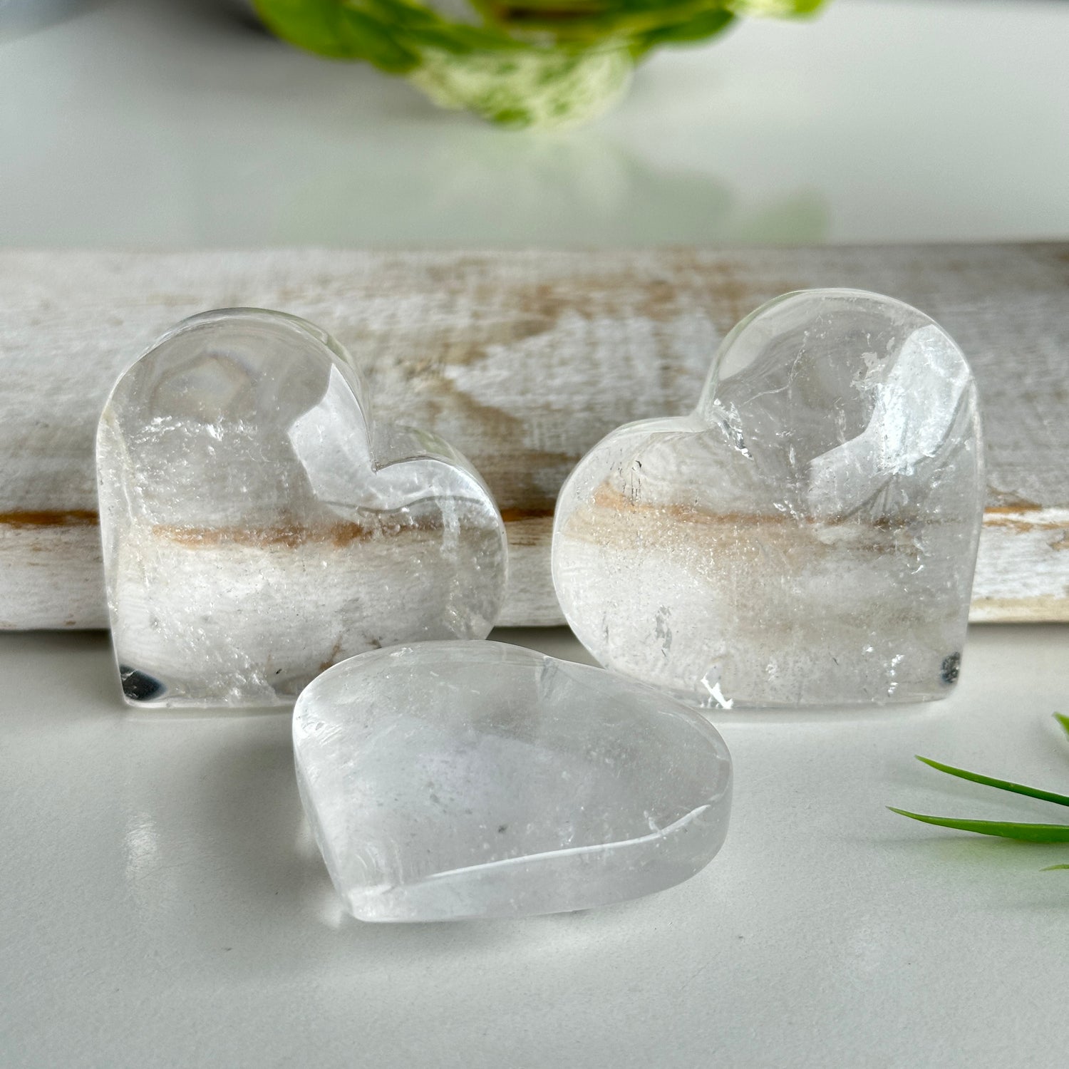 Clear Quartz Heart Small