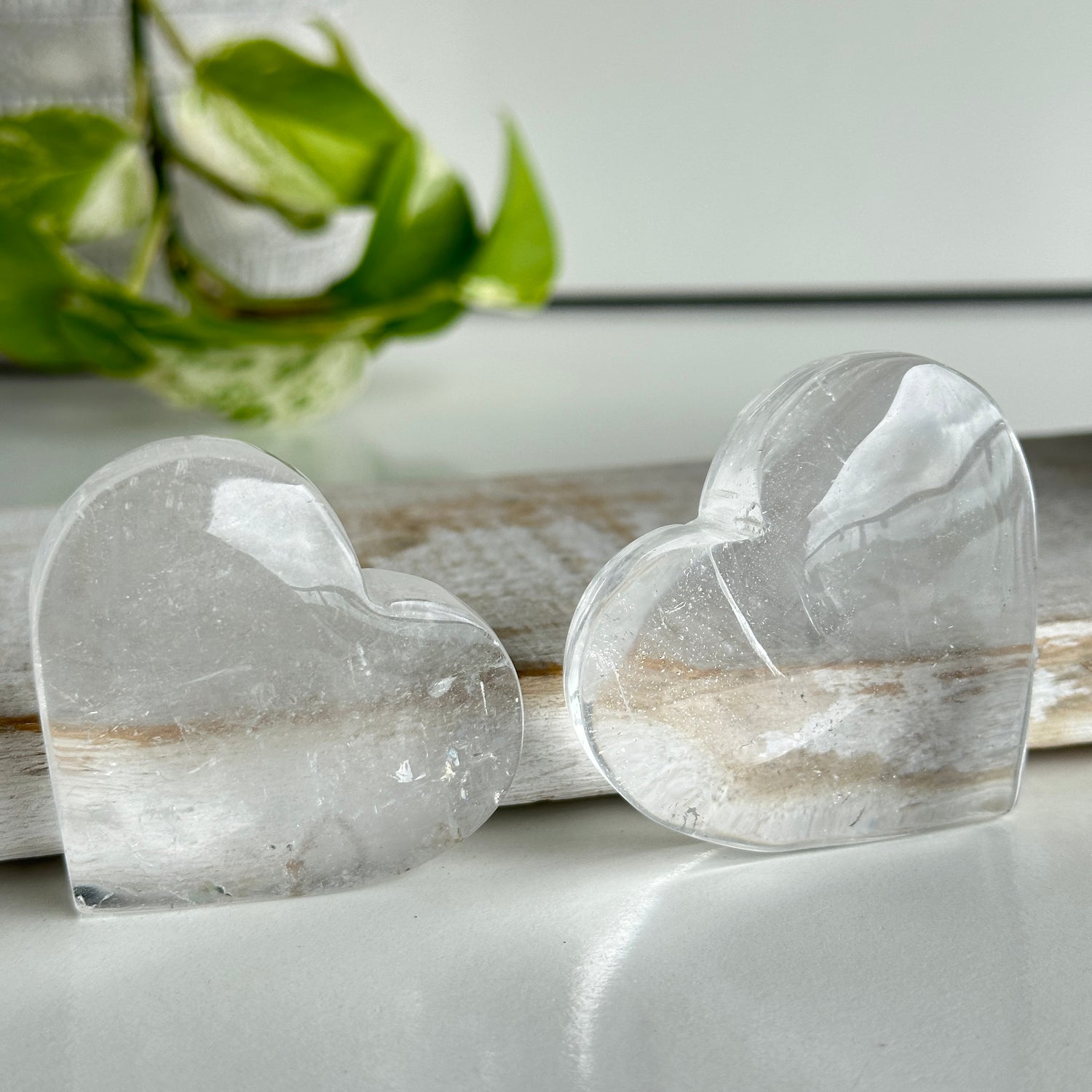 Clear Quartz Heart Medium