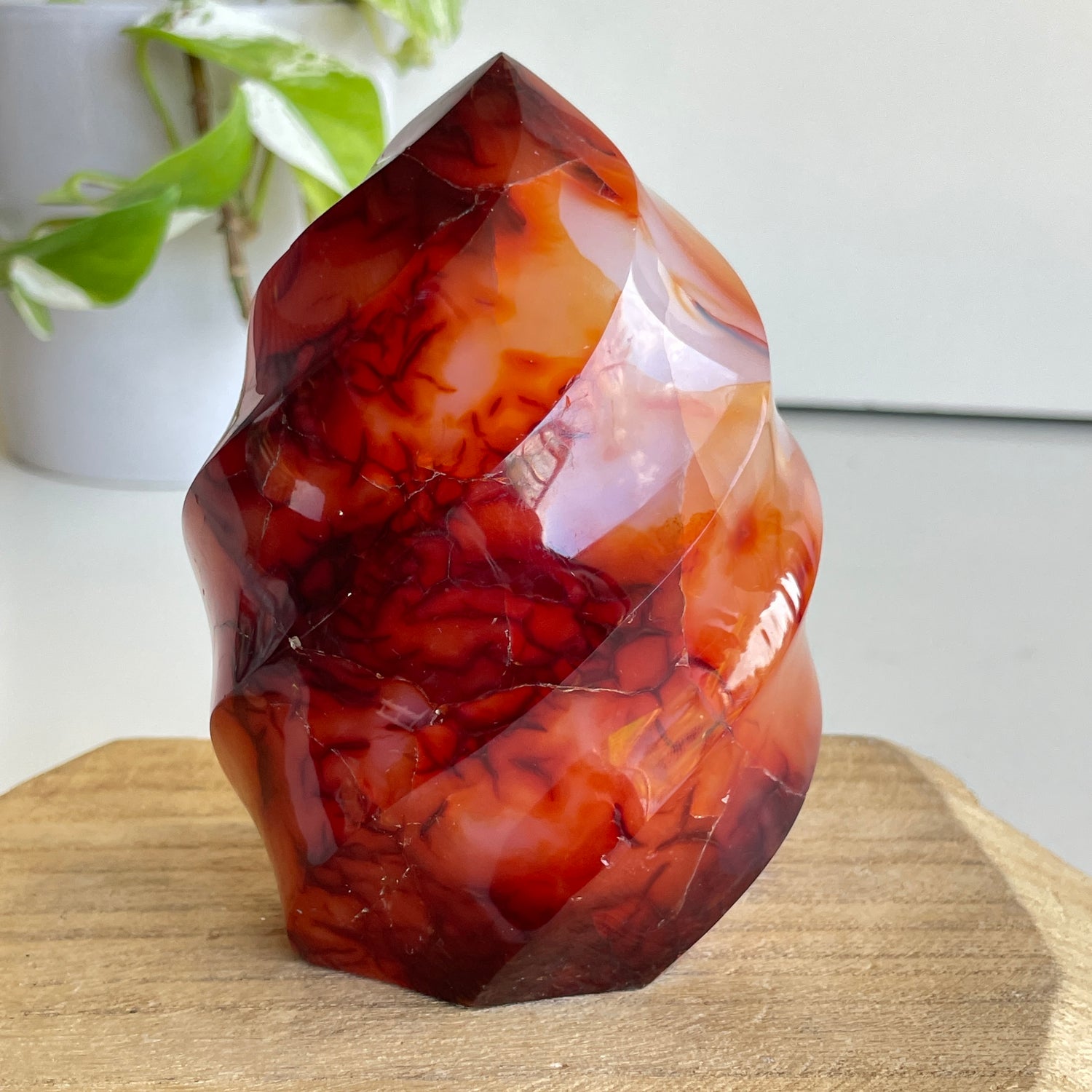 Carnelian Flame 11.4cm