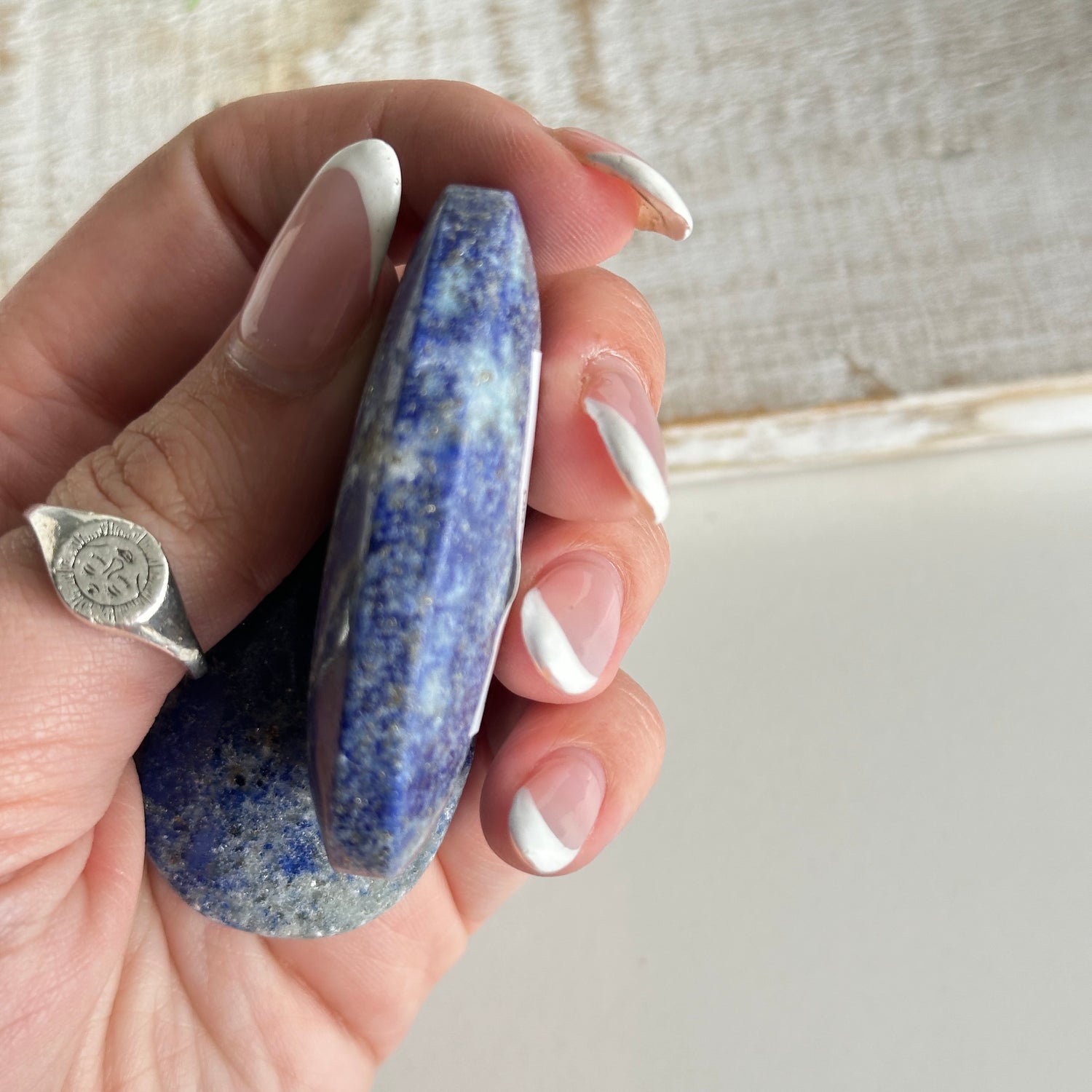 Lapis Lazuli Palmstone Medium