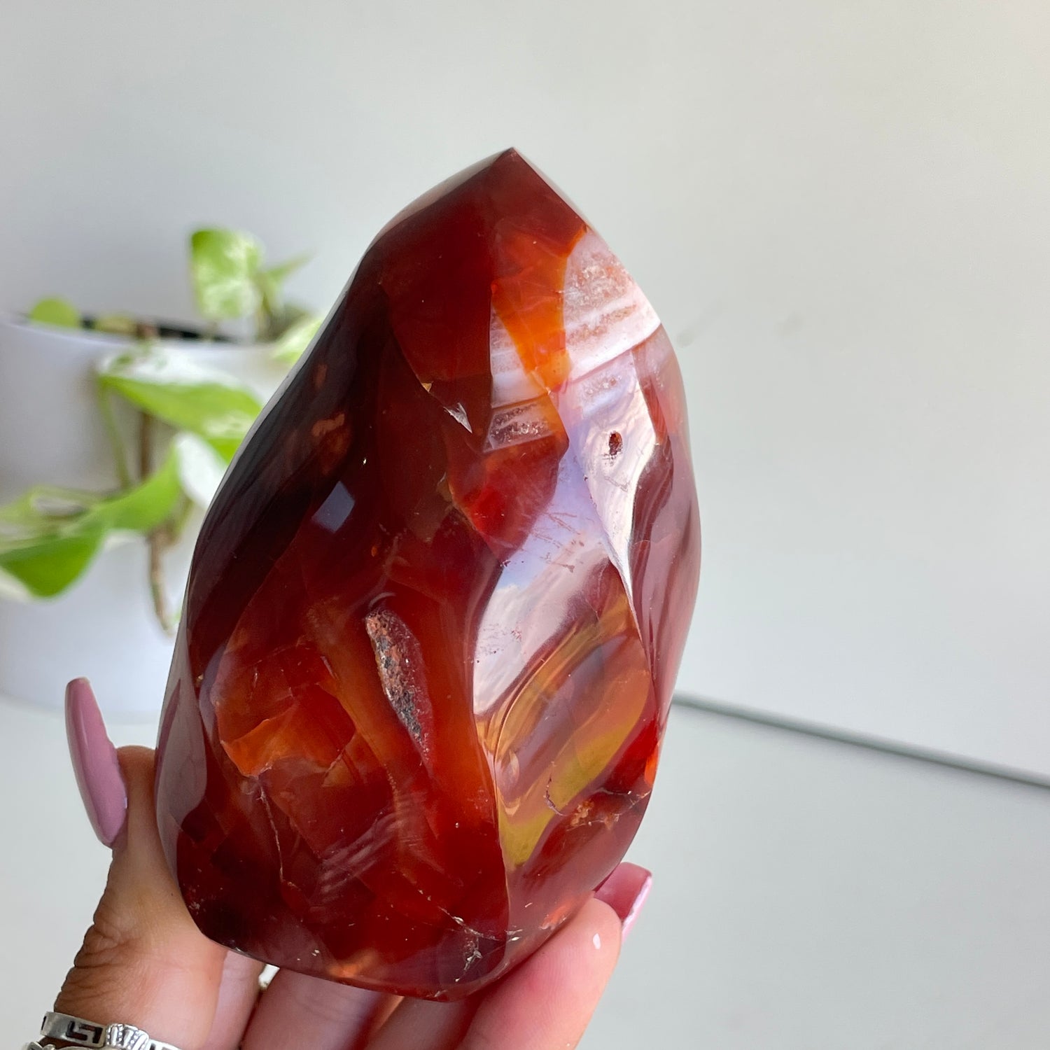 Carnelian Flame 9.9cm