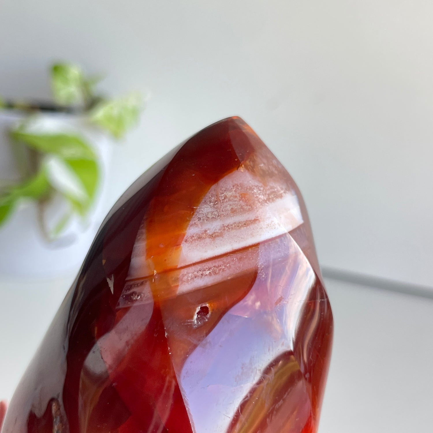 Carnelian Flame 9.9cm