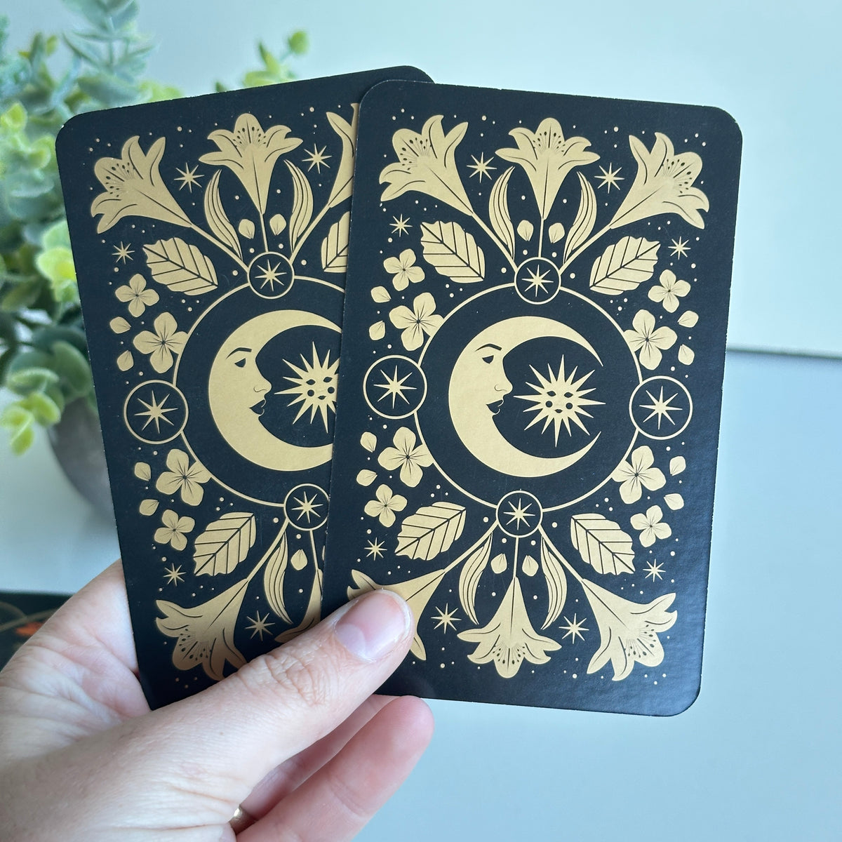 Celestial Flora Affirmation Cards