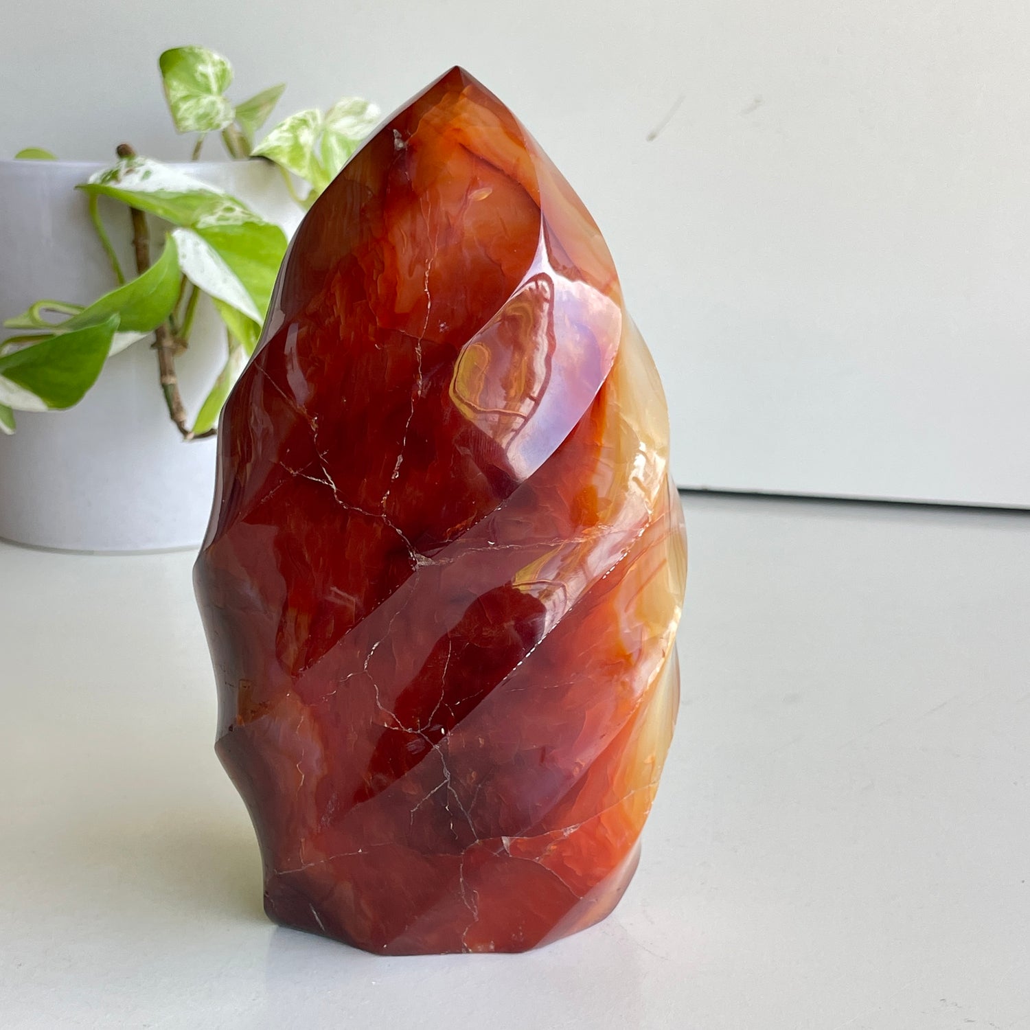 Carnelian Flame 18cm