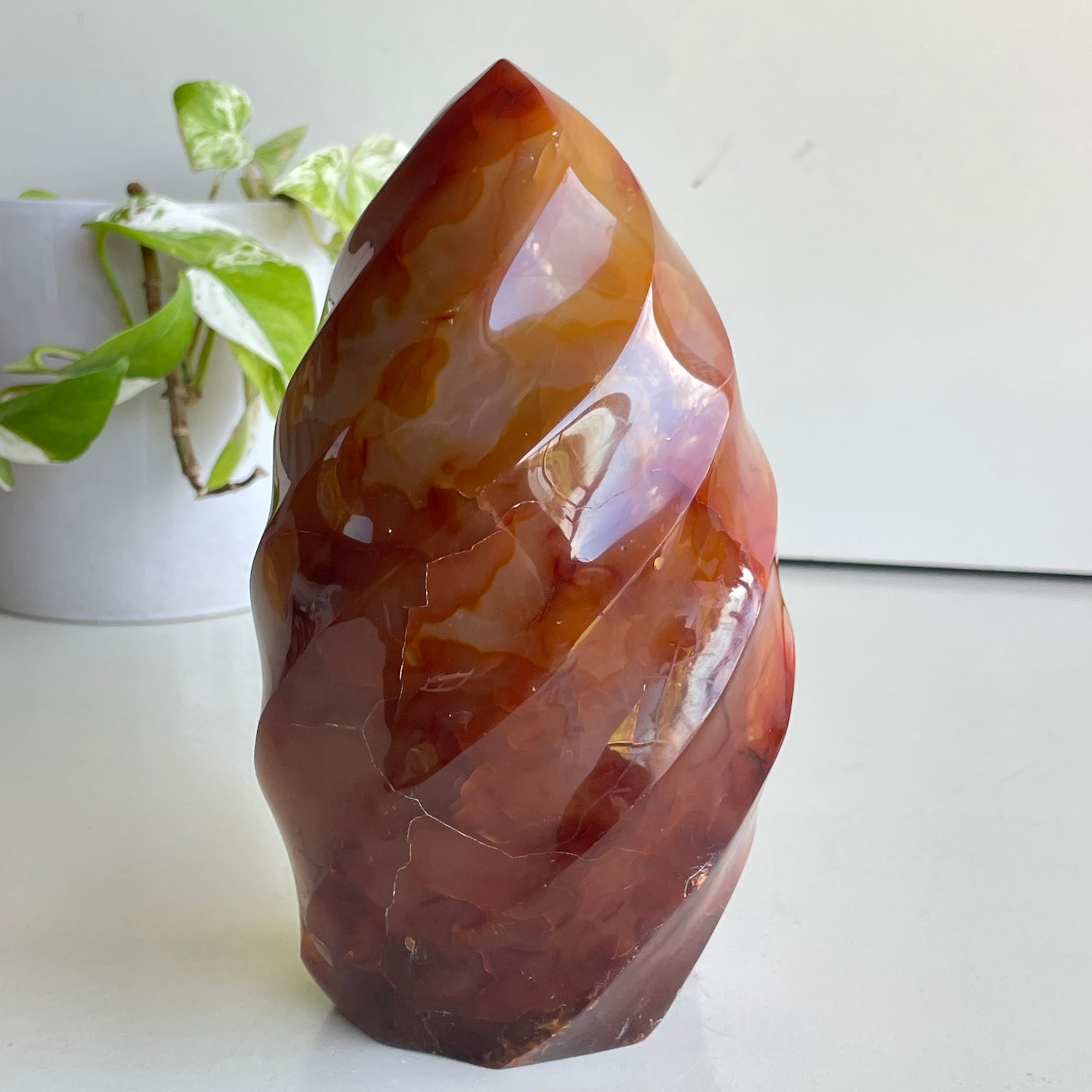 Carnelian Flame 18cm