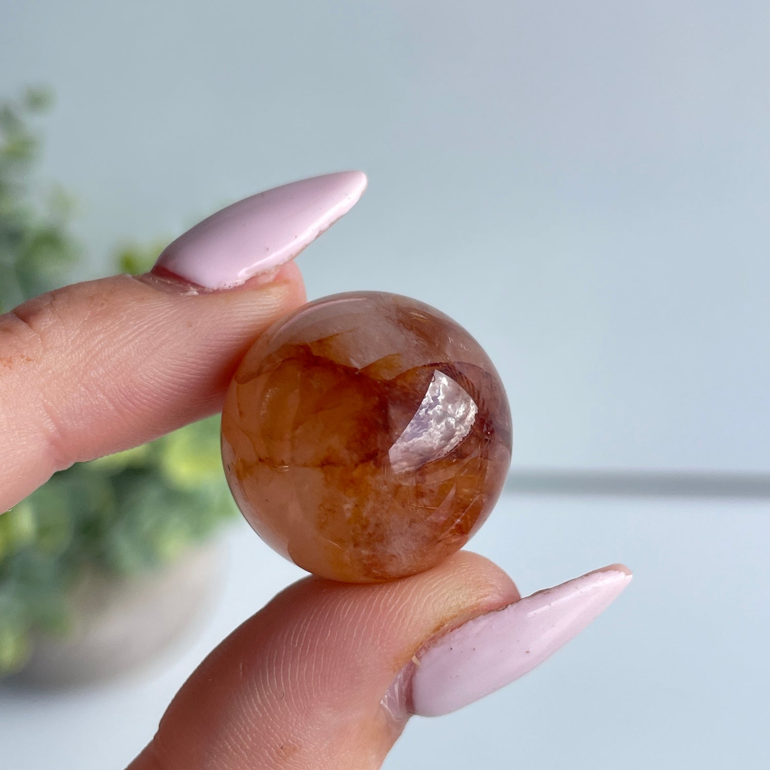 Fire Quartz Sphere Small