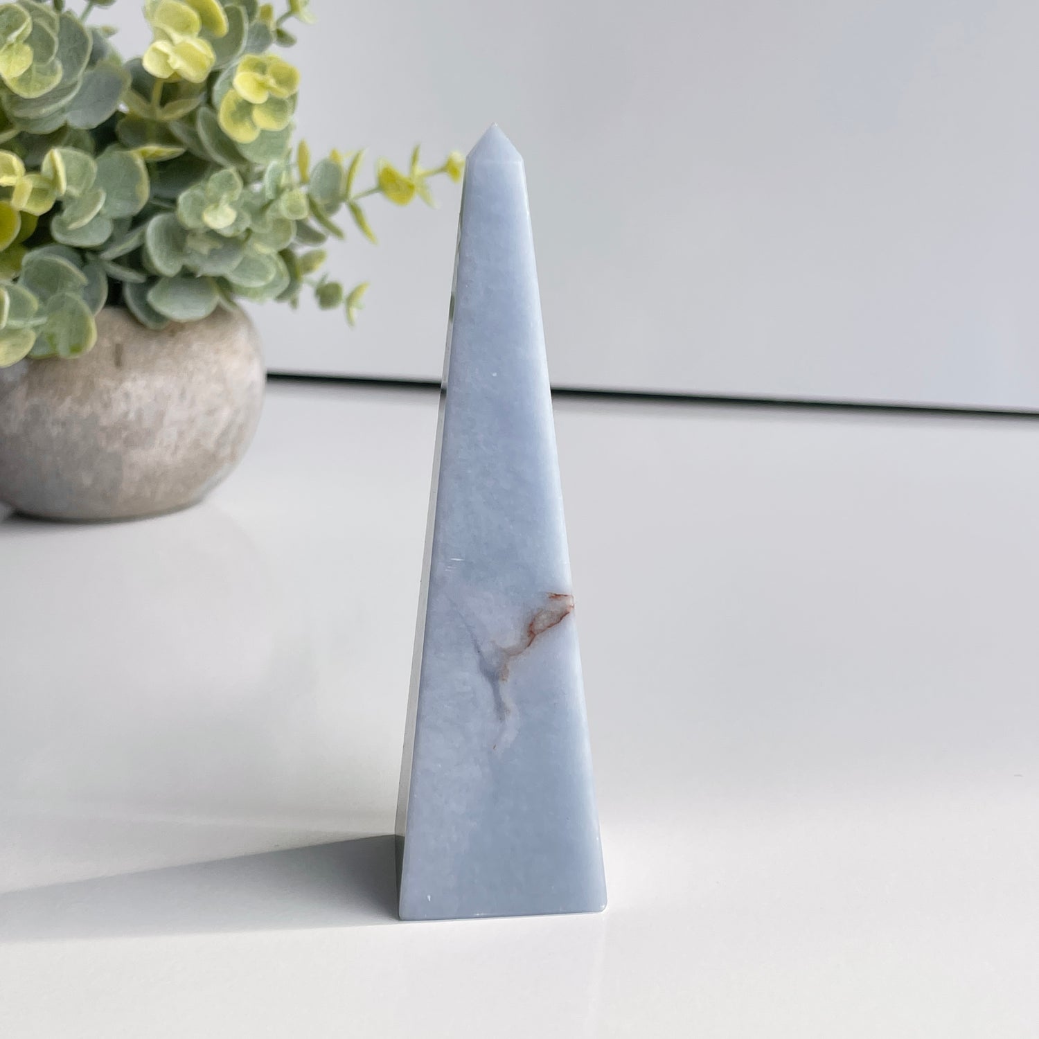 Angelite Obelisk 11cm