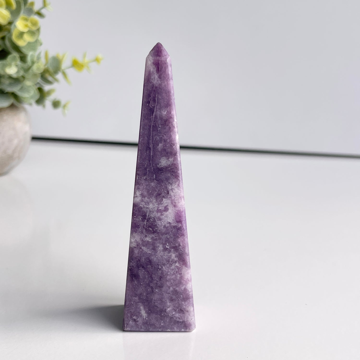 Lepidolite Obelisk 10cm