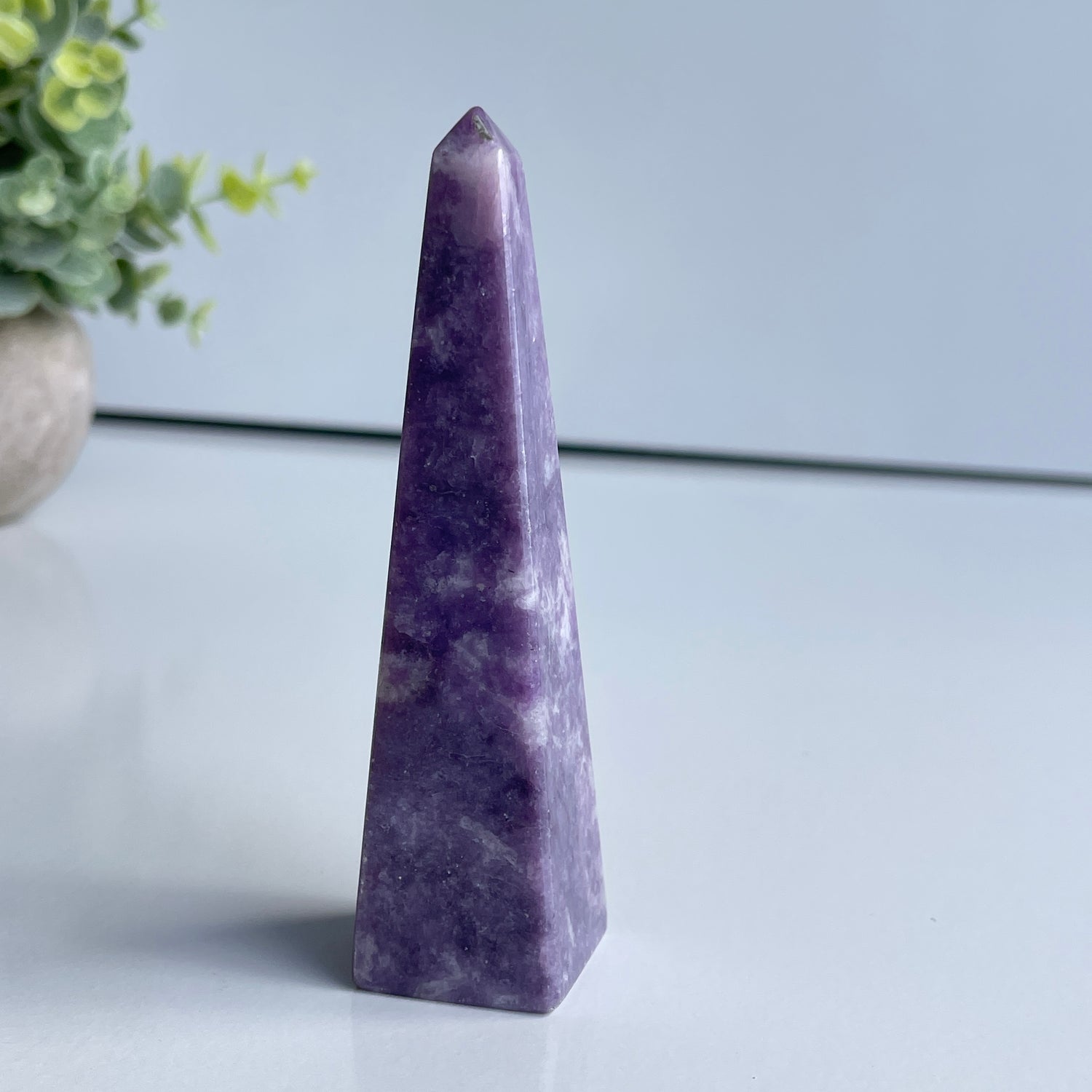 Lepidolite Obelisk 10cm