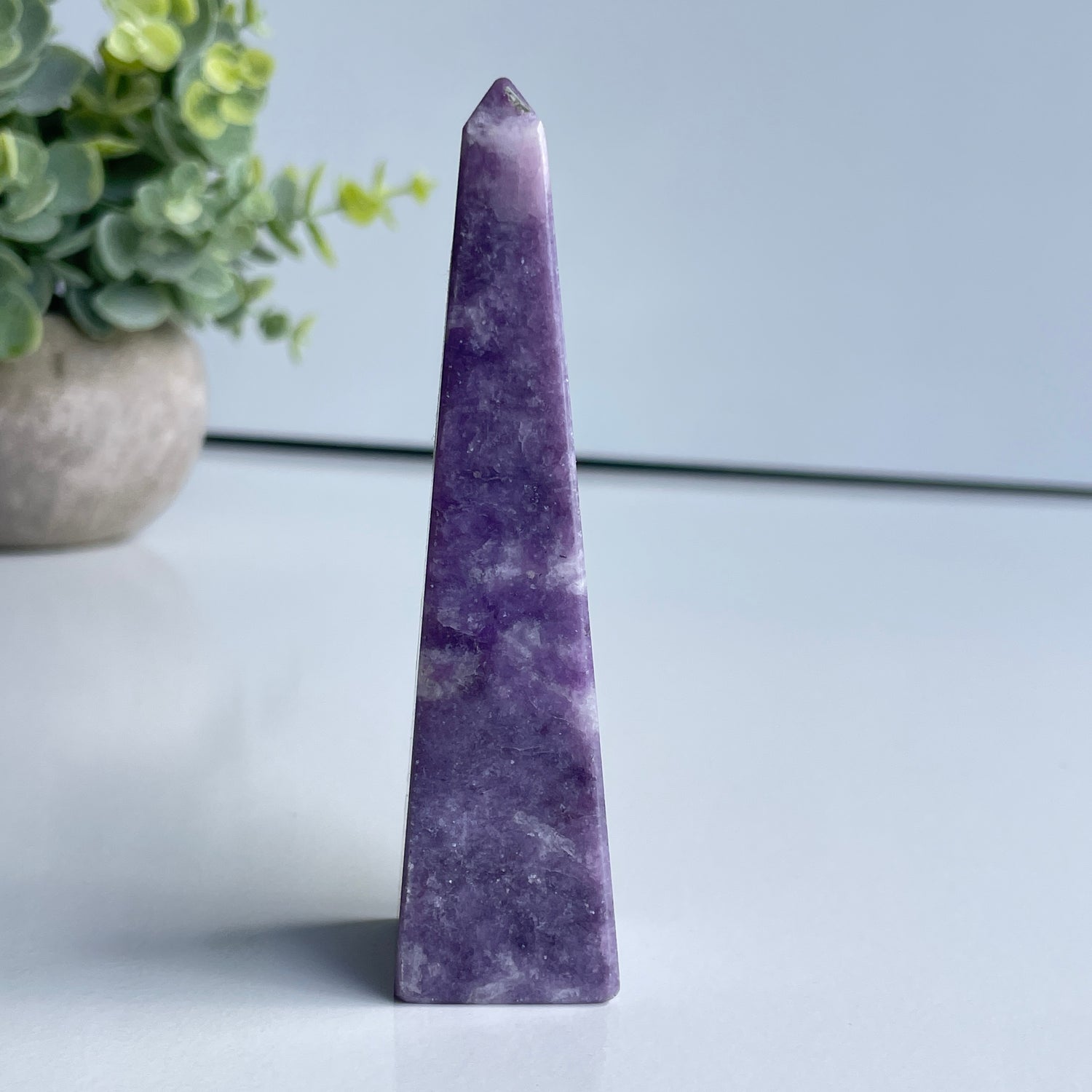 Lepidolite Obelisk 10cm