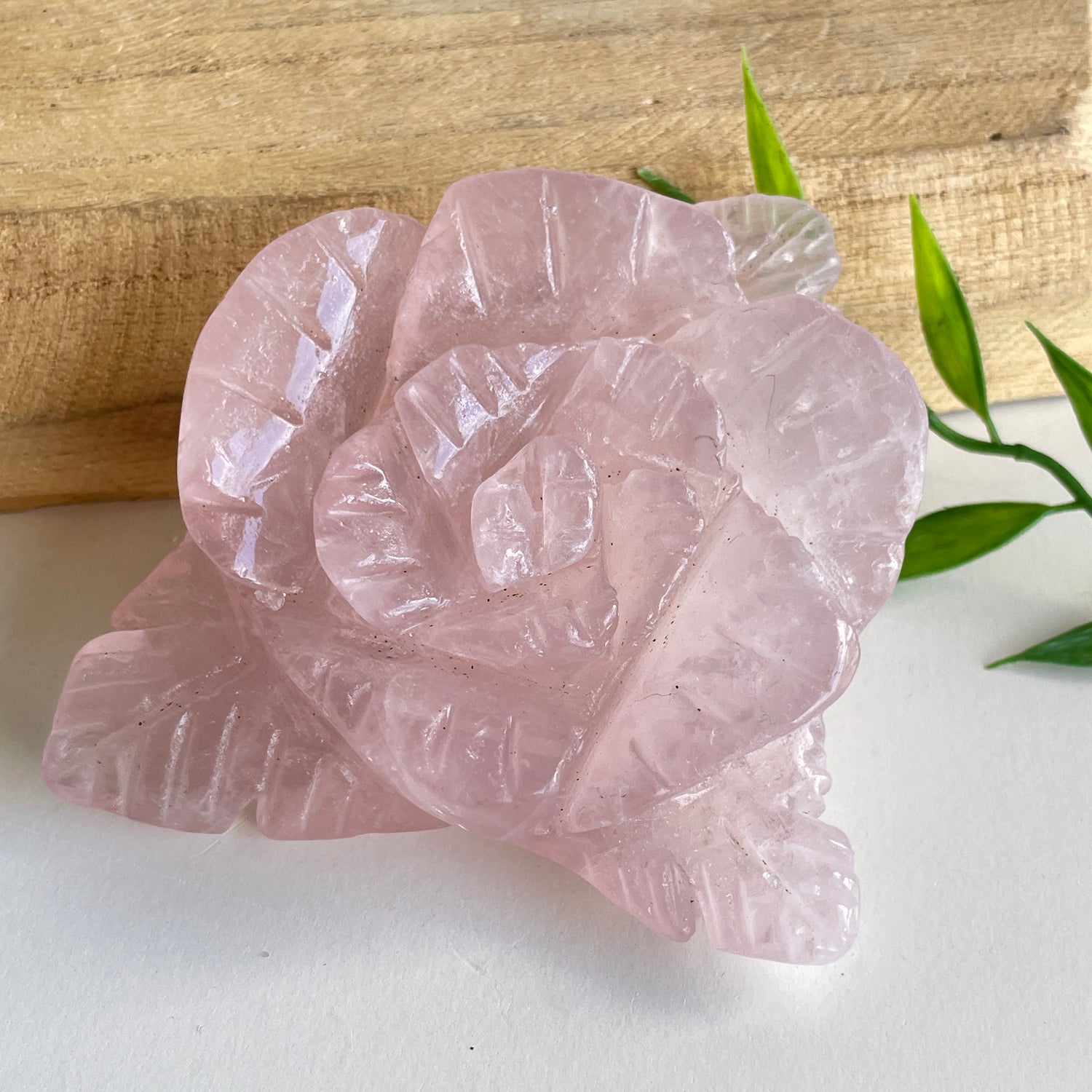 Rose Quartz Flower 10cm
