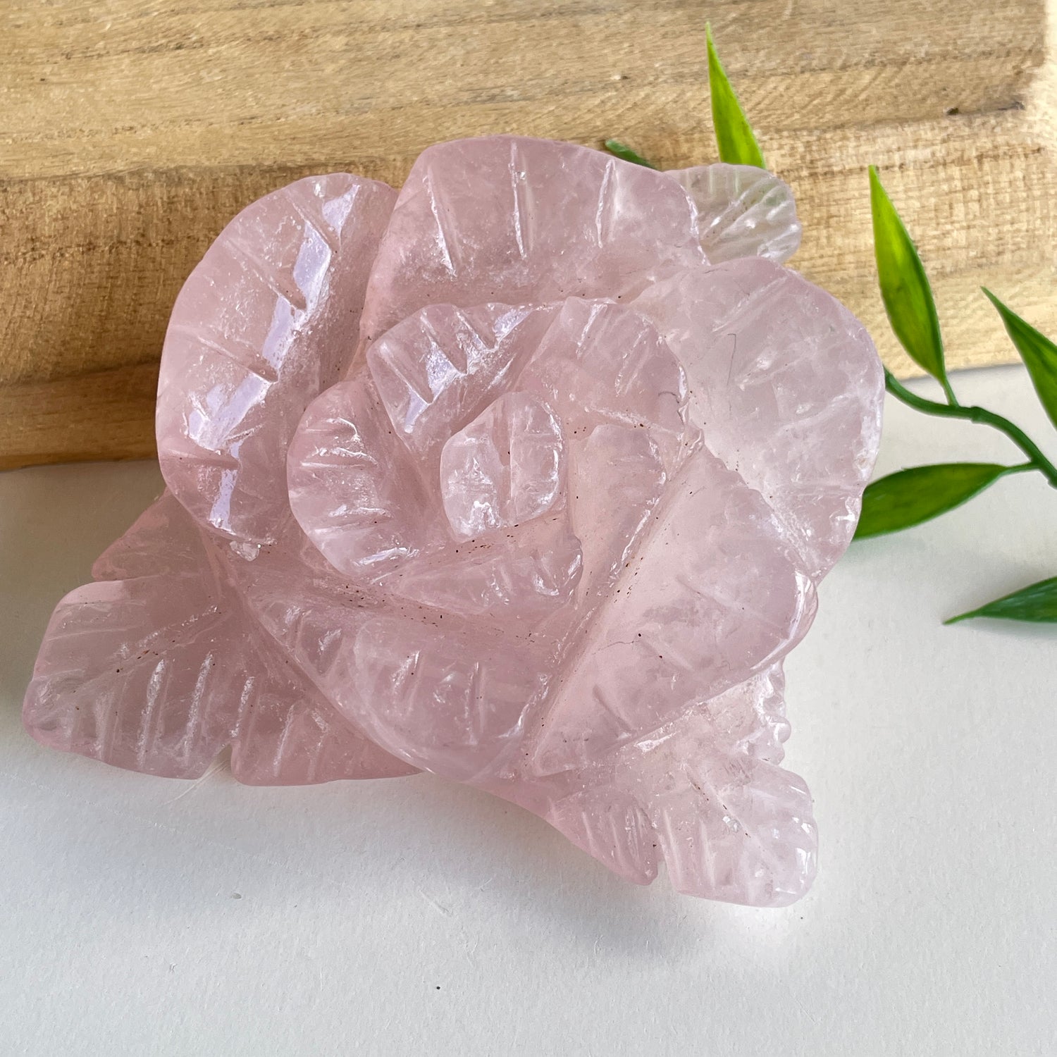 Rose Quartz Flower 10cm