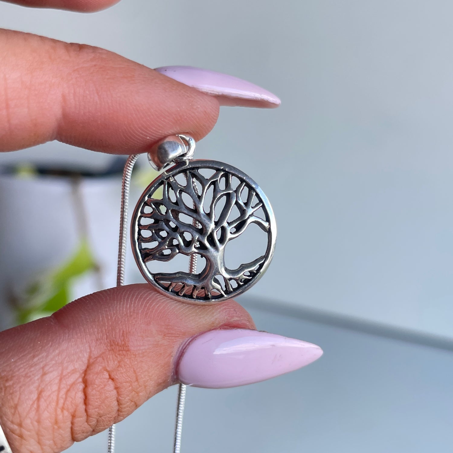 Silver Tree Pendant