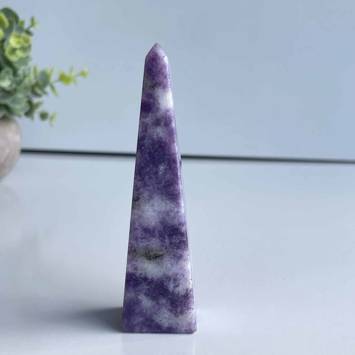 Lepidolite Obelisk 10cm