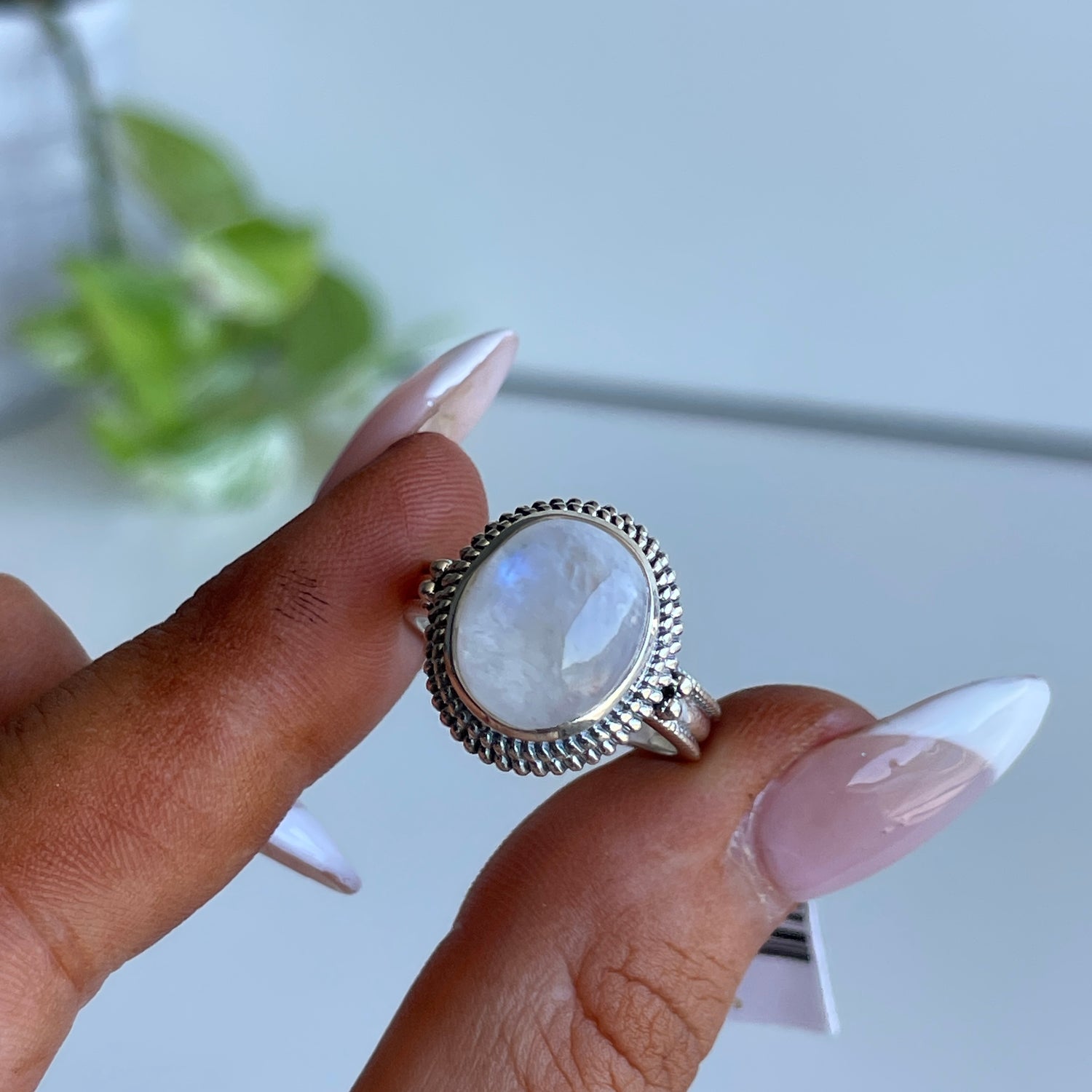 Moonstone Oval Ring R4869