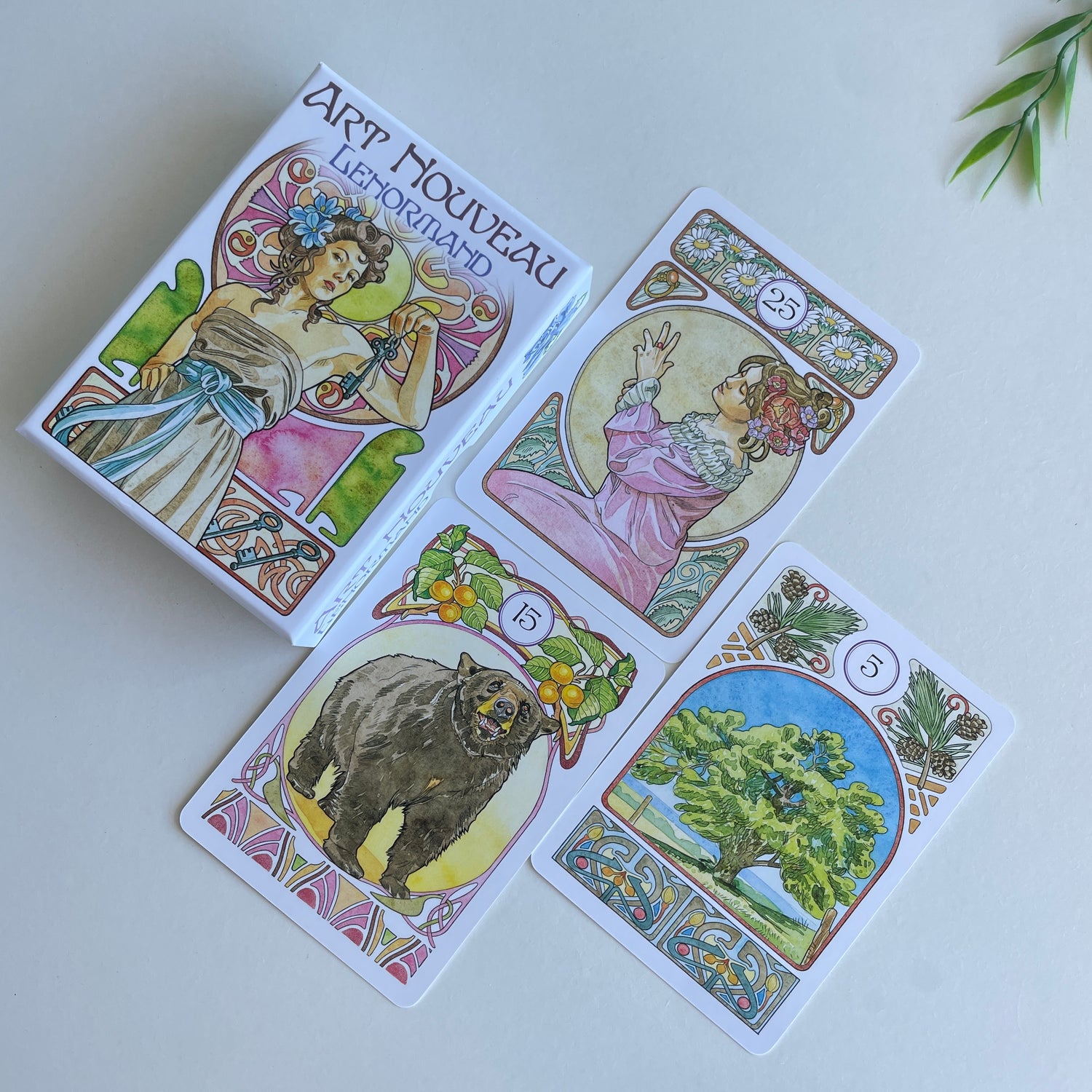 Art Nouveau Lenormand Cards
