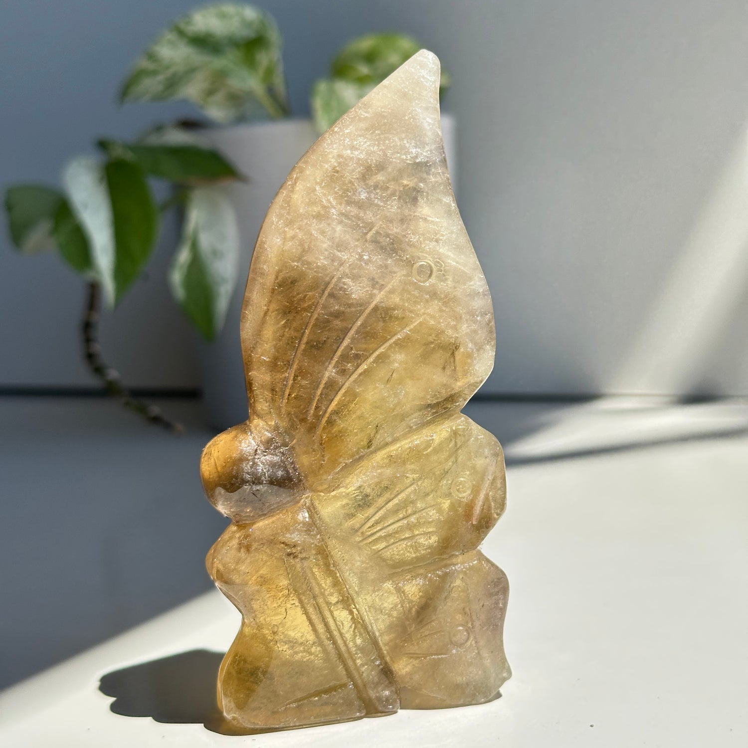 Smoky Citrine Fairy 12.6cm