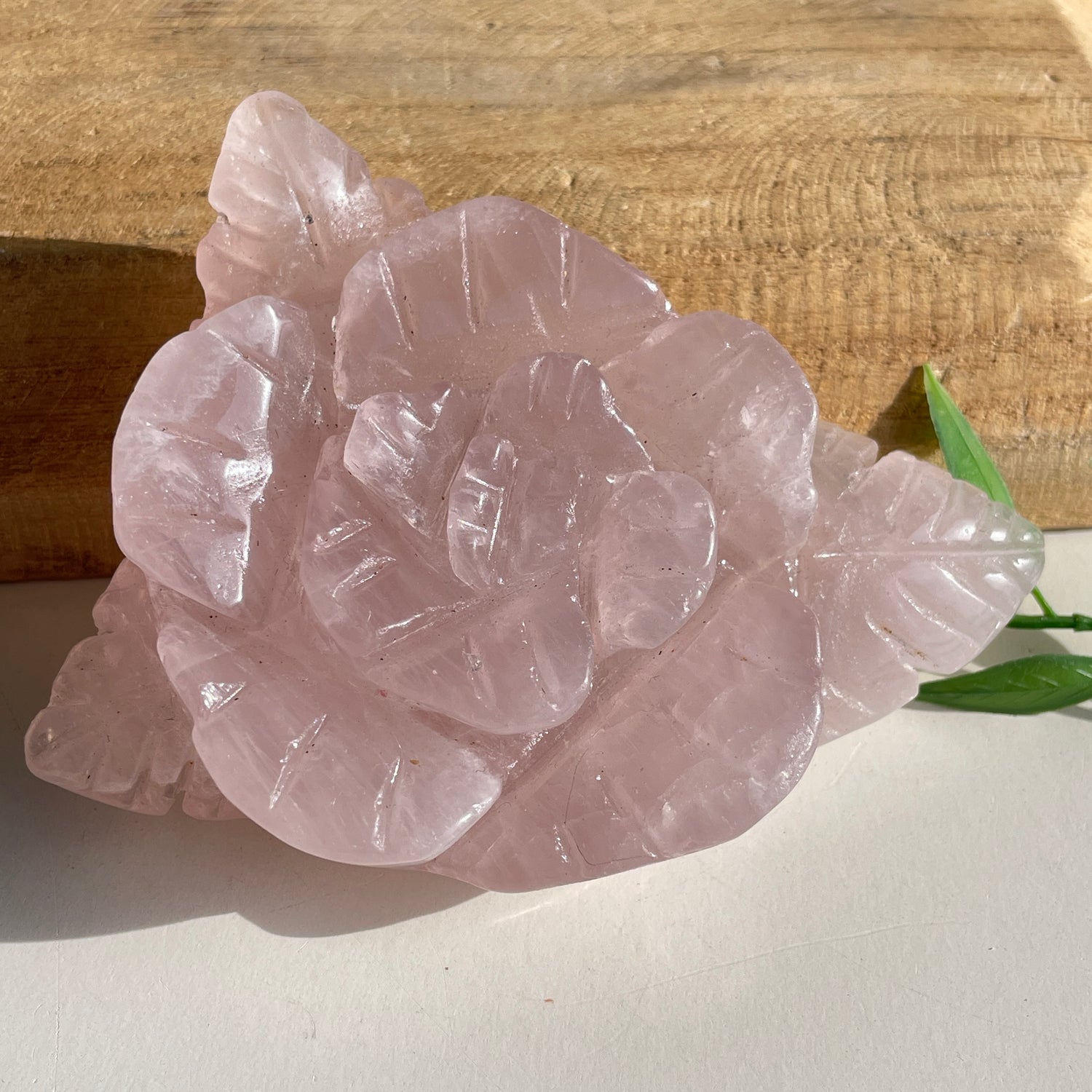 Rose Quartz Flower 10.8cm