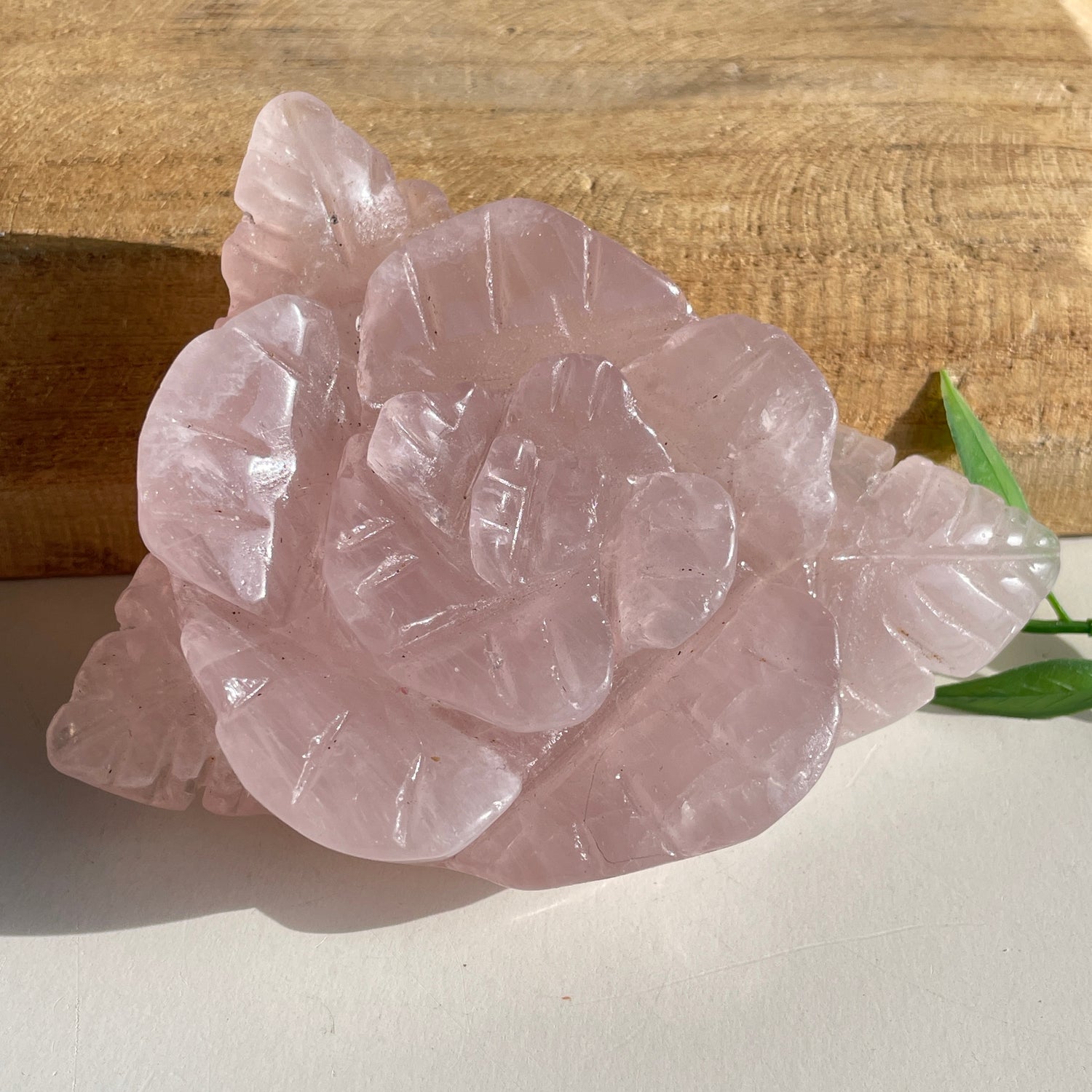 Rose Quartz Flower 10.8cm