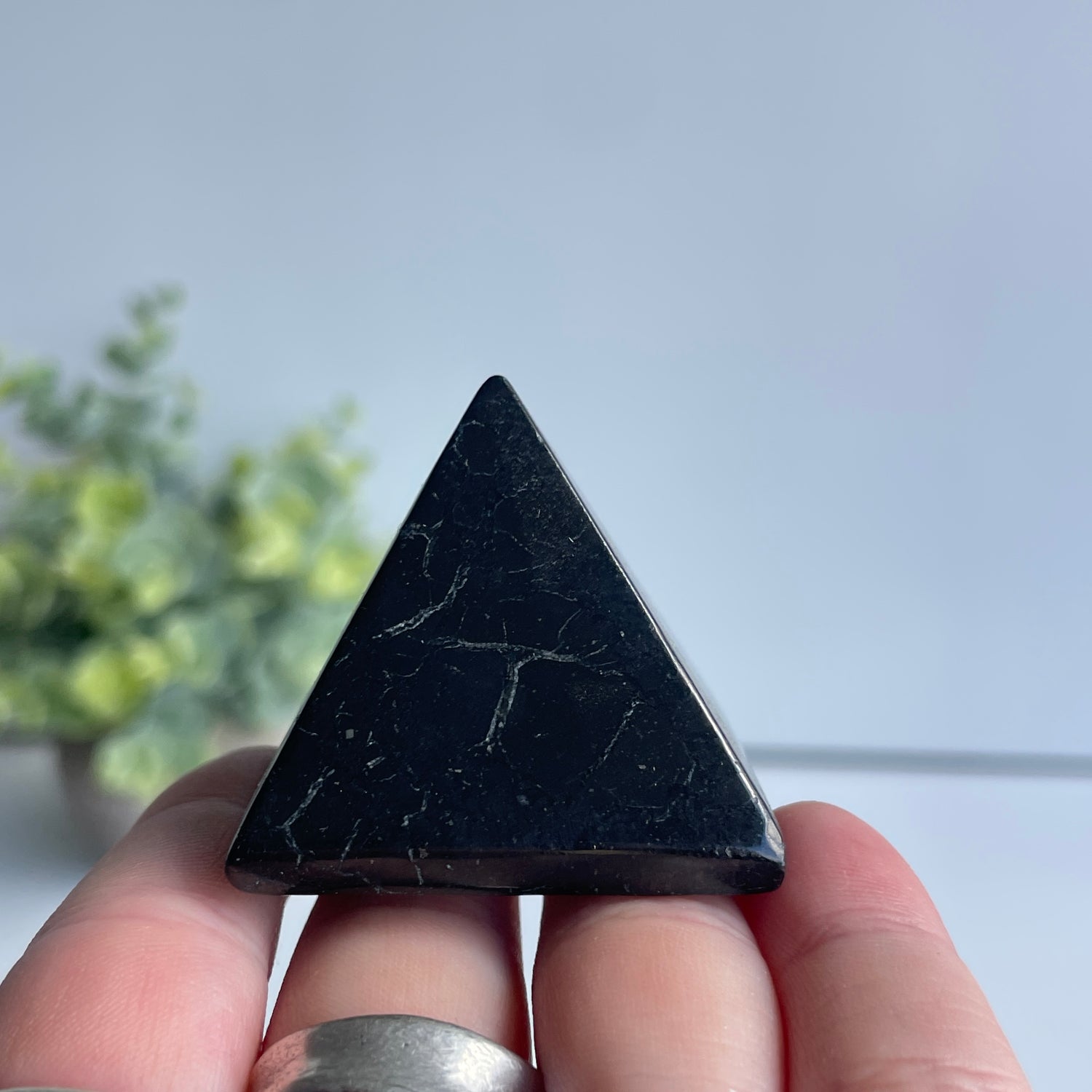 Black Tourmaline Pyramid 4cm
