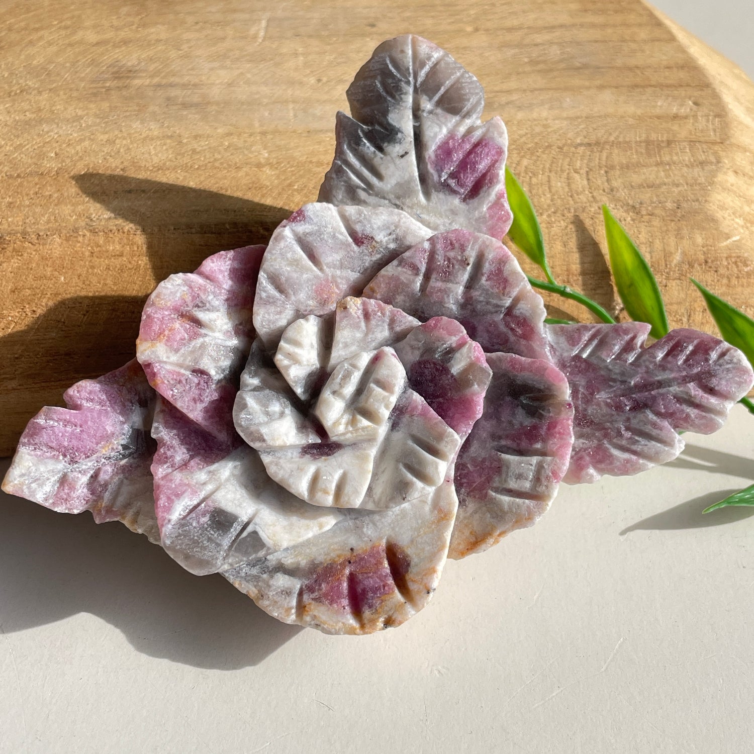 Pink Tourmaline Flower 11cm