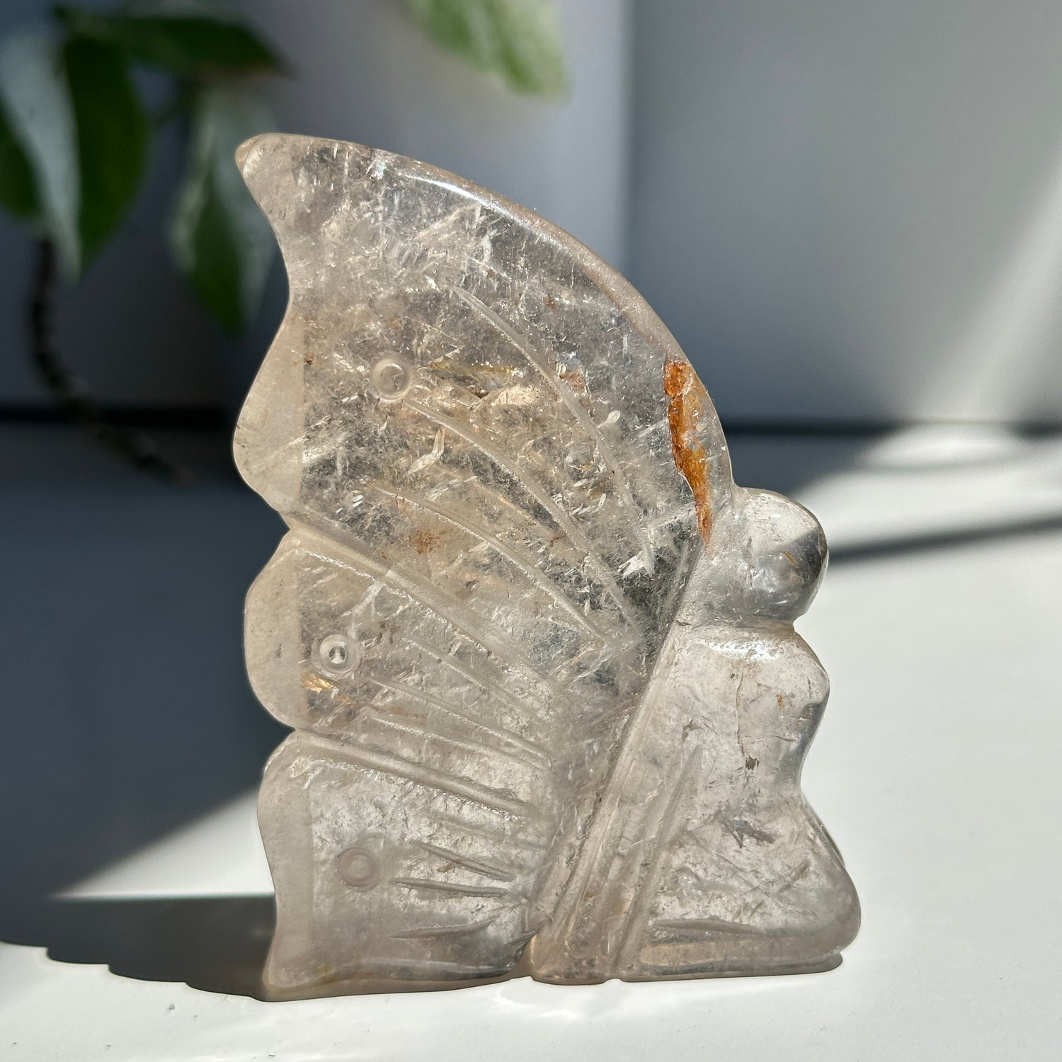 Smoky Quartz Fairy 9.4cm