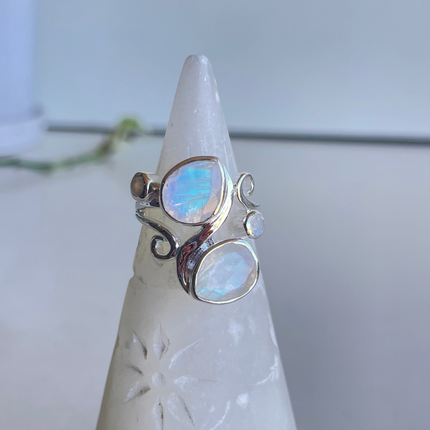 Moonstone Multi Stone Ring R3838