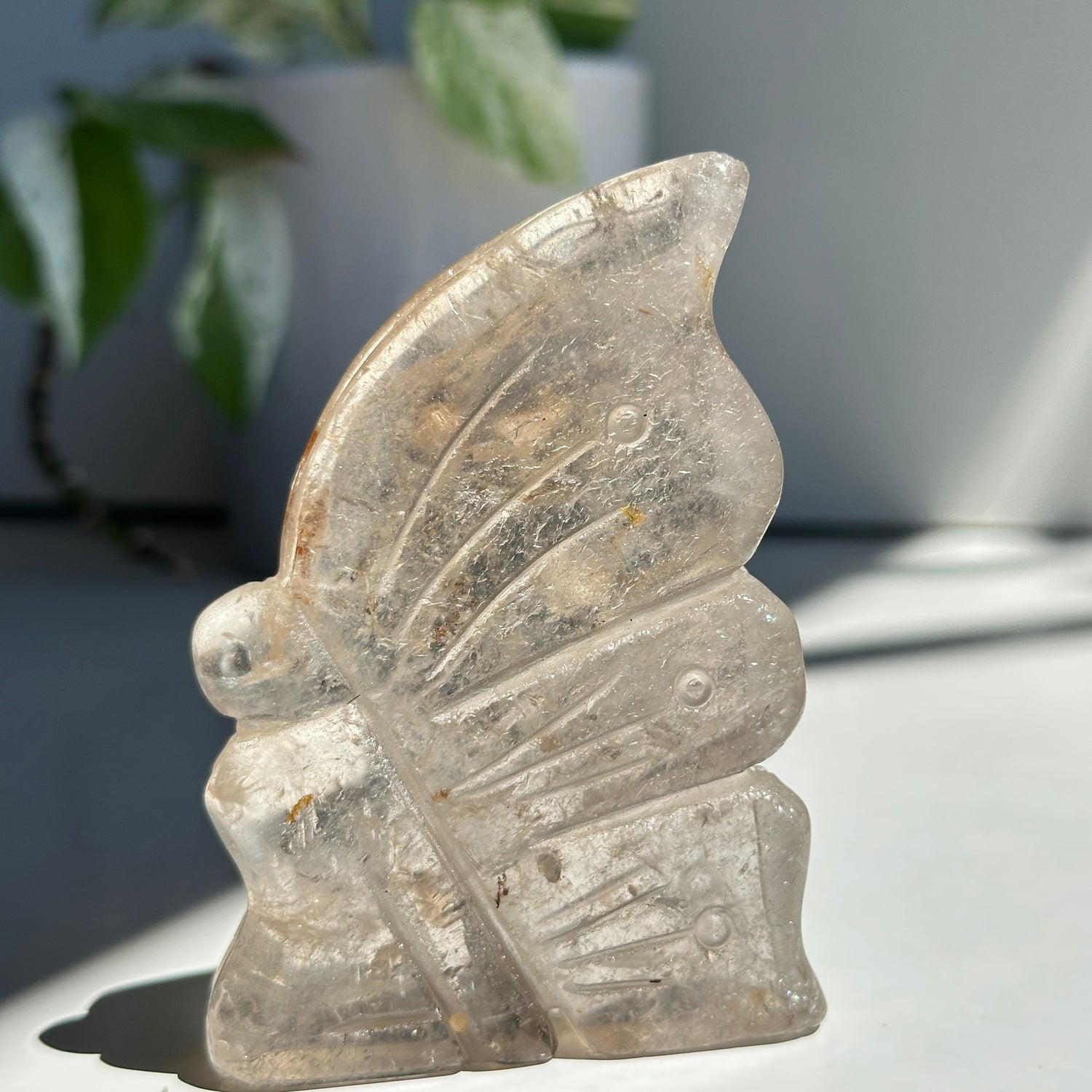 Smoky Quartz Fairy 9.4cm