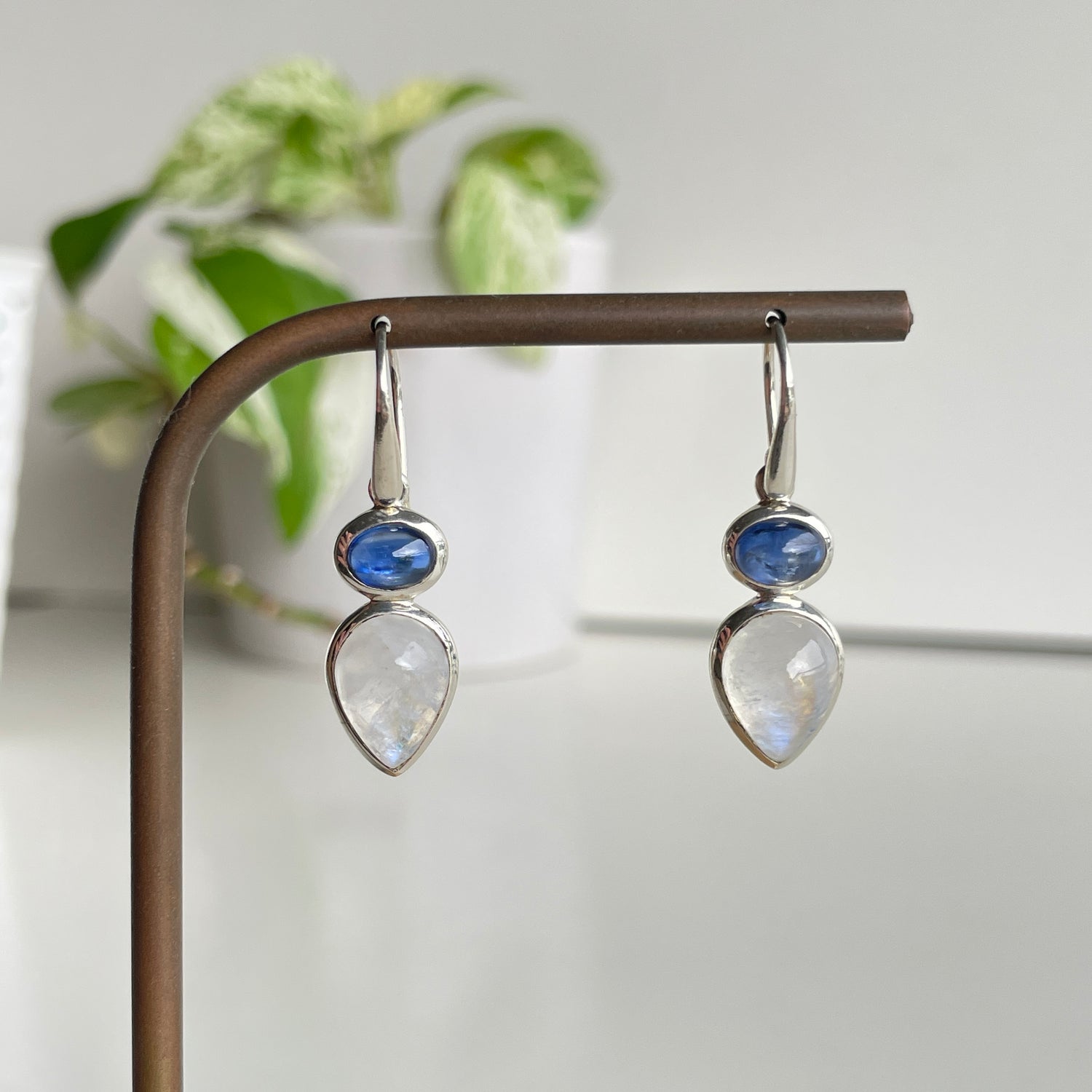 Moonstone Blue Kyanite Earrings