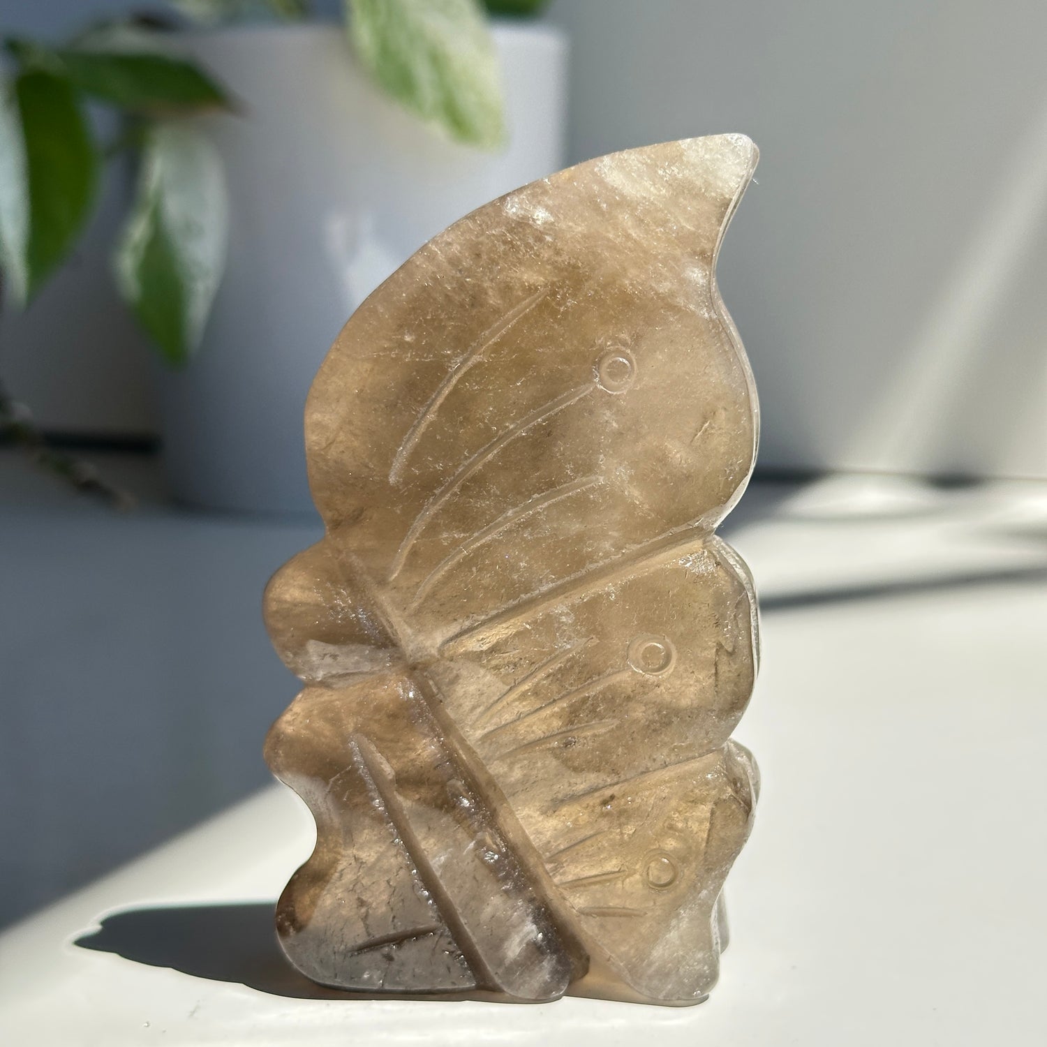 Smoky Quartz Fairy 9.8cm