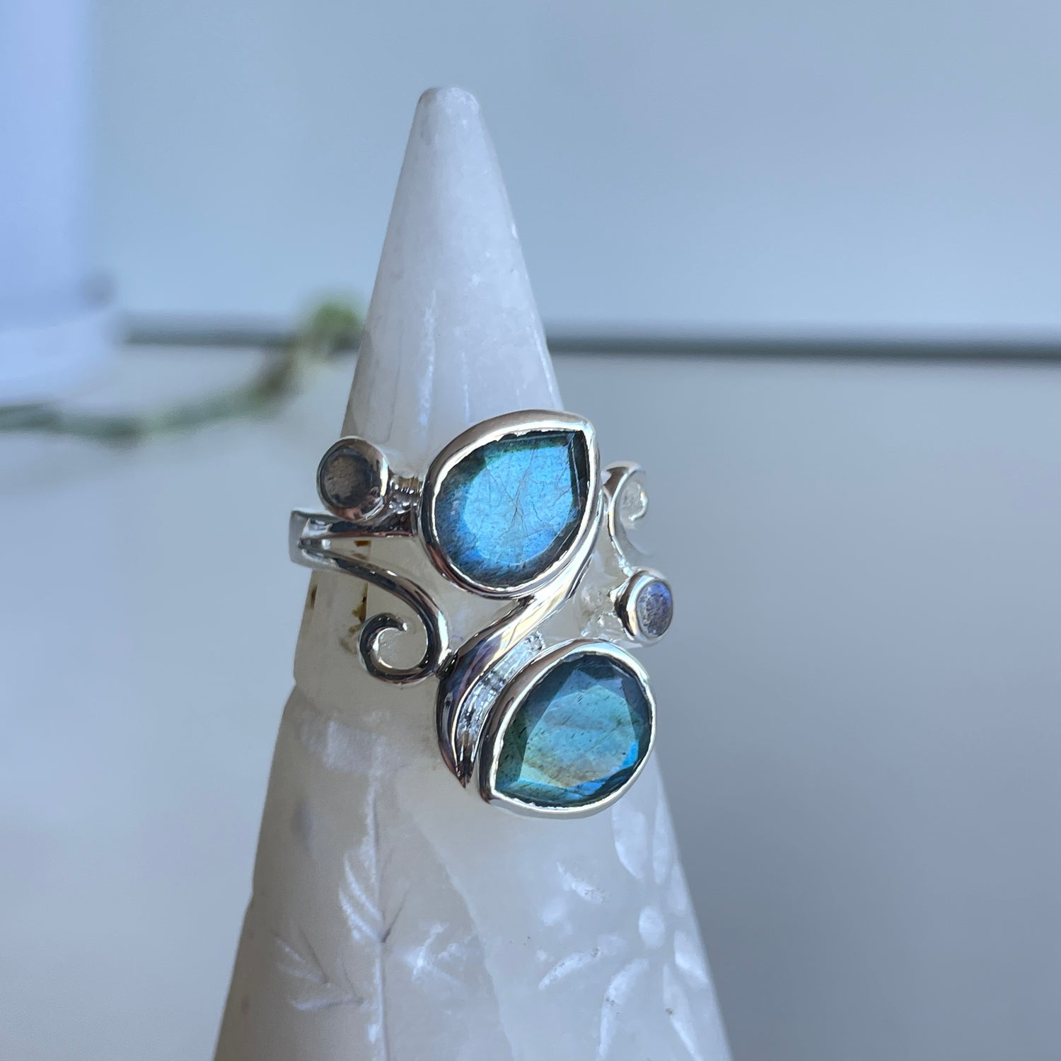 Labradorite Multi Stone Ring R3838