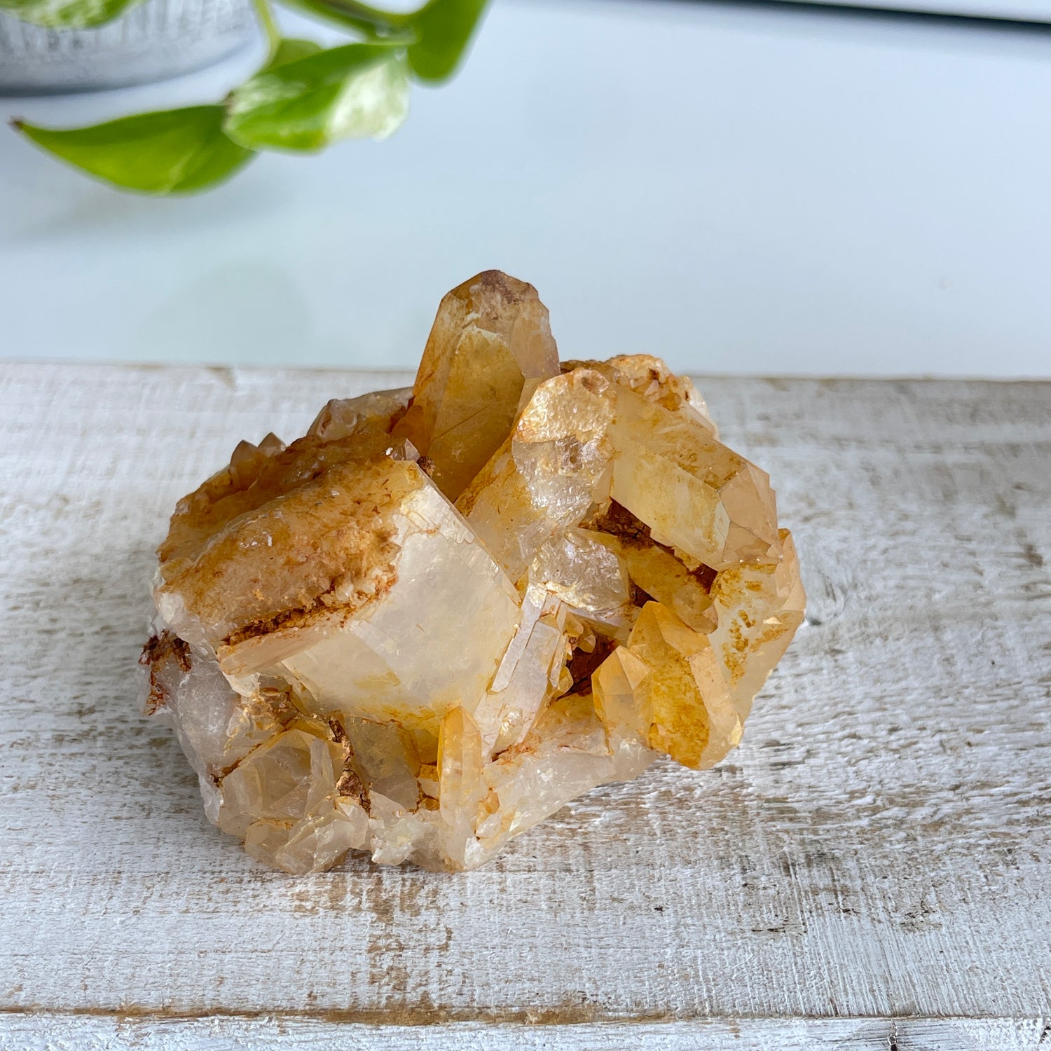 Tangerine Quartz Cluster 144g