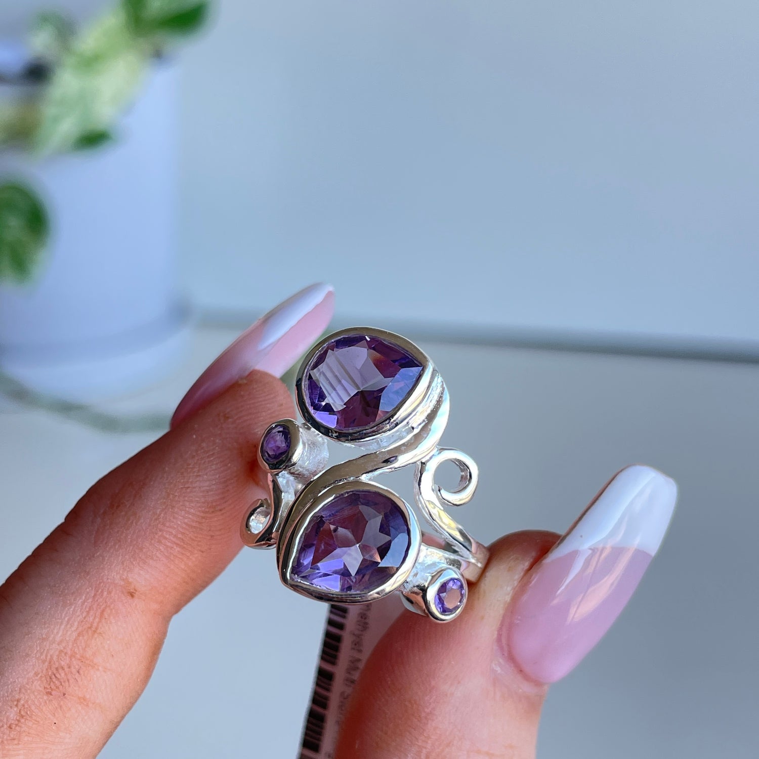 Amethyst Multi Stone Ring R3838