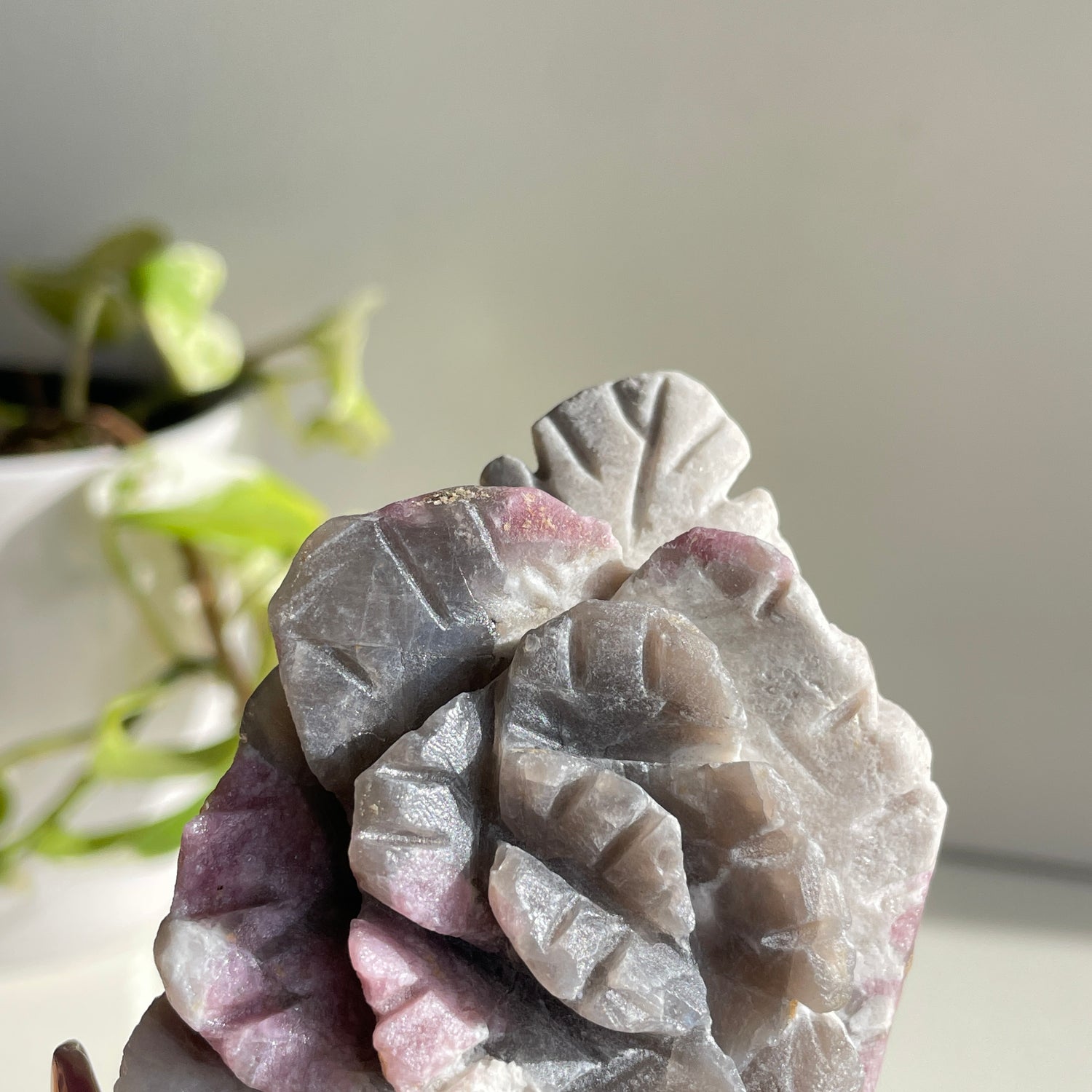 Pink Tourmaline Flower 9.7cm