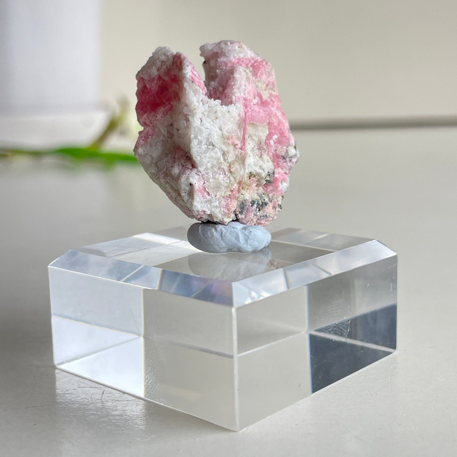 Rhodonite With Quartz and Pyrite Pce