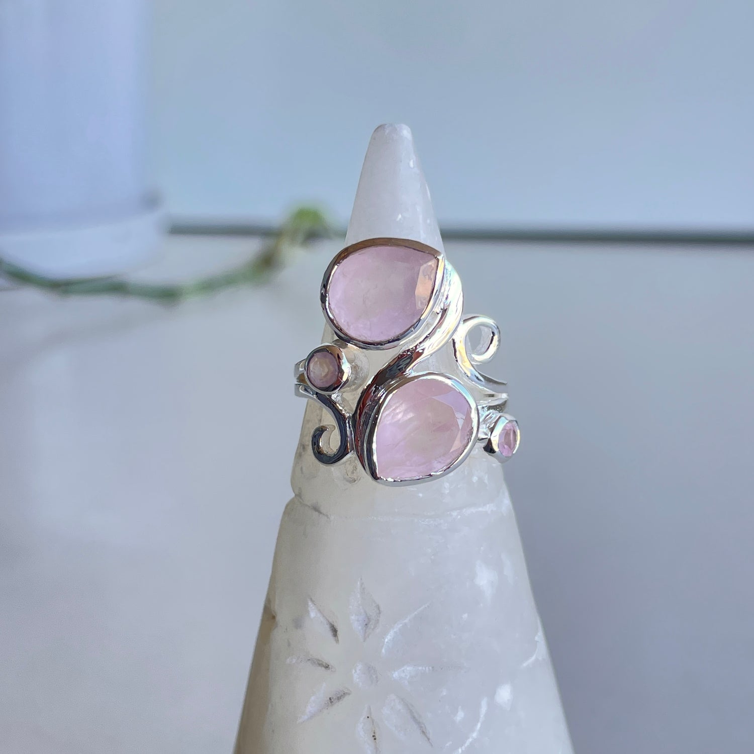 Rose Quartz Multi Stone Ring R3838