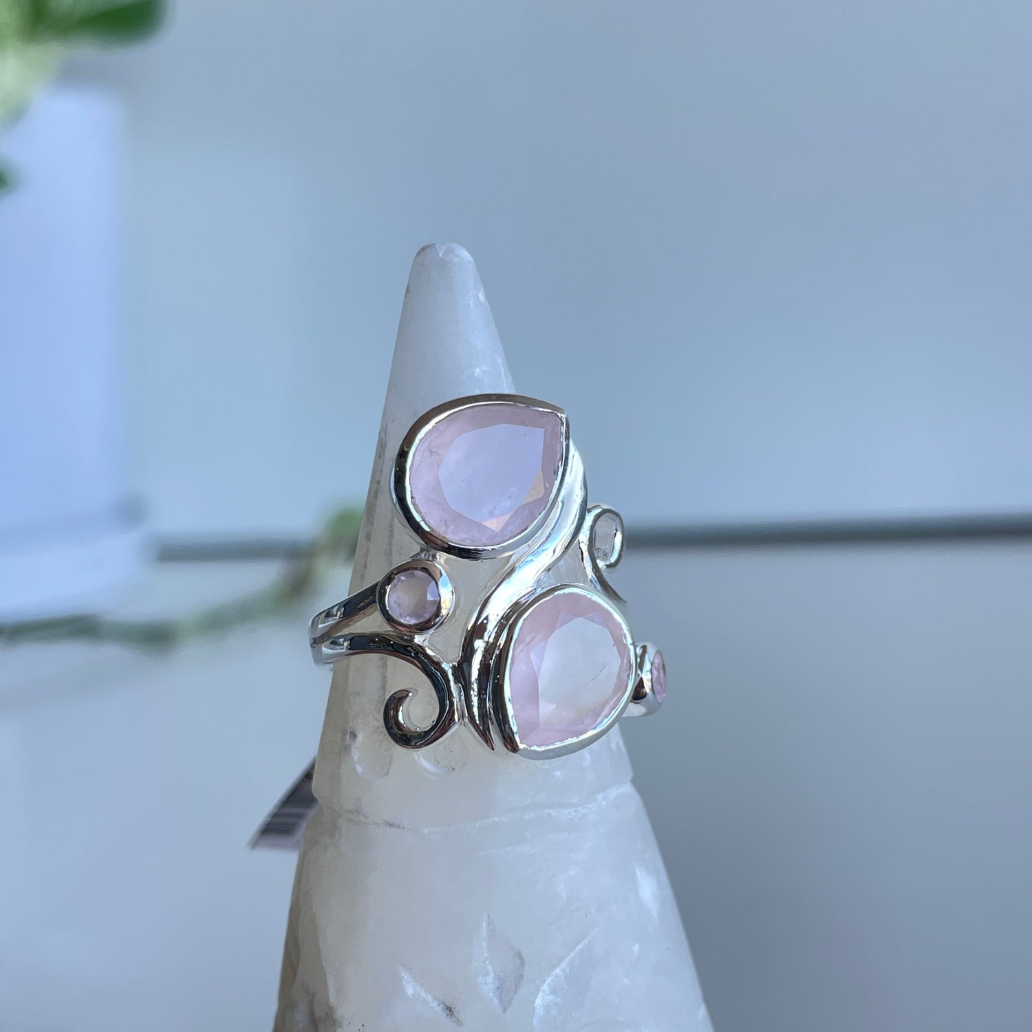 Rose Quartz Multi Stone Ring R3838