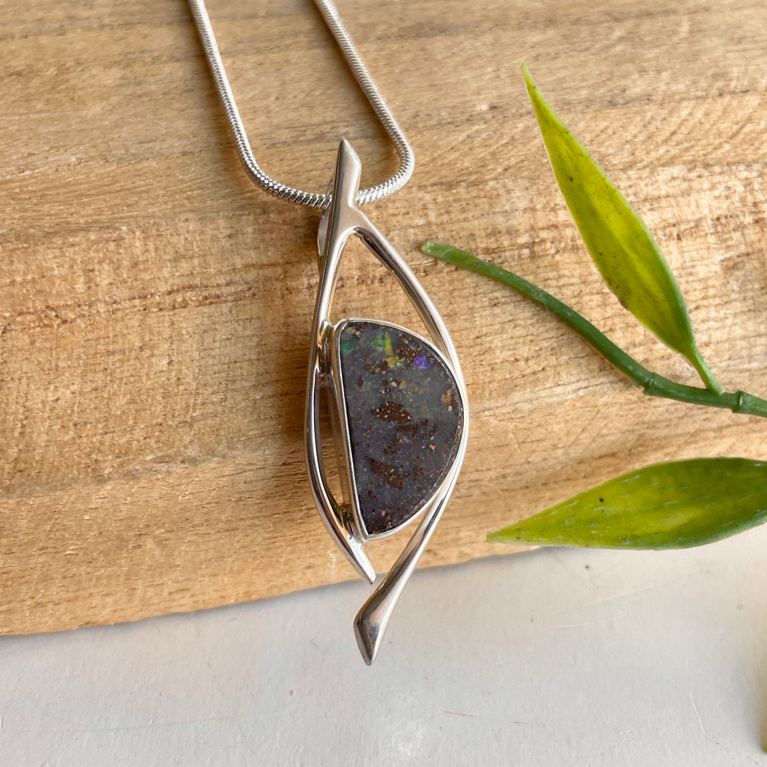 Boulder Opal Pendant