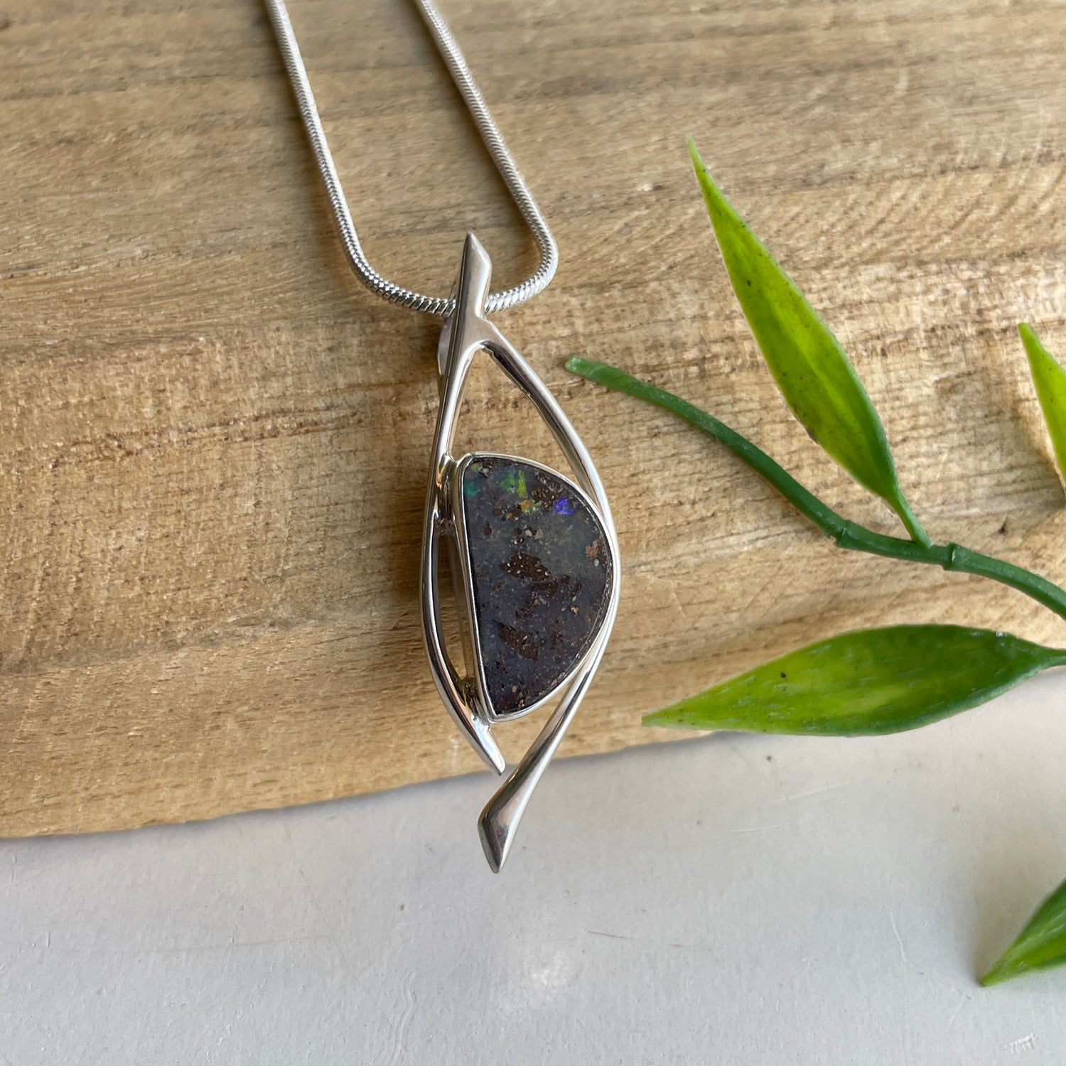 Boulder Opal Pendant