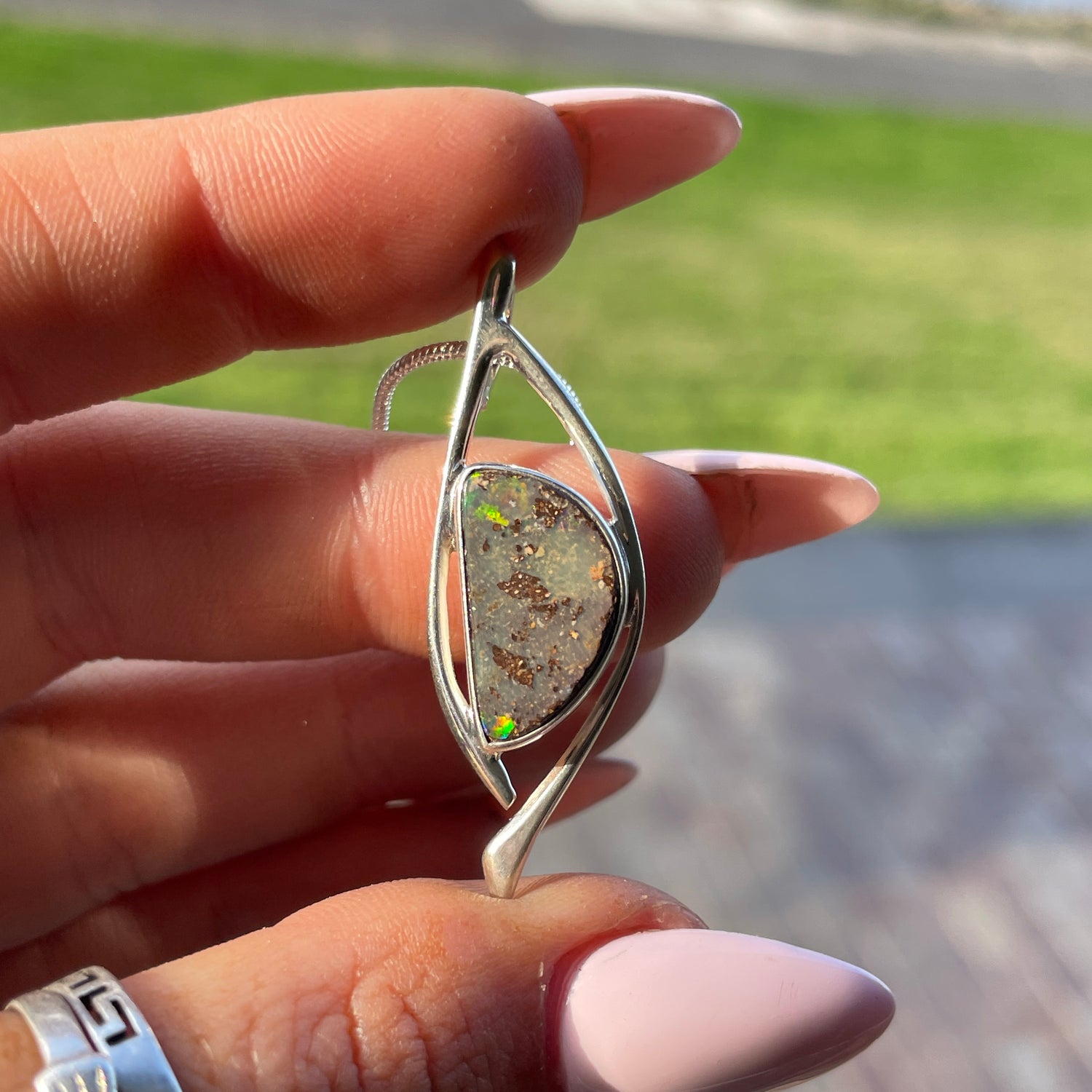 Boulder Opal Pendant