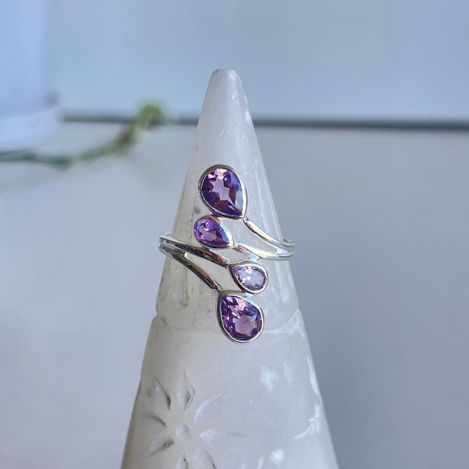Amethyst Multi Stone Ring R4795