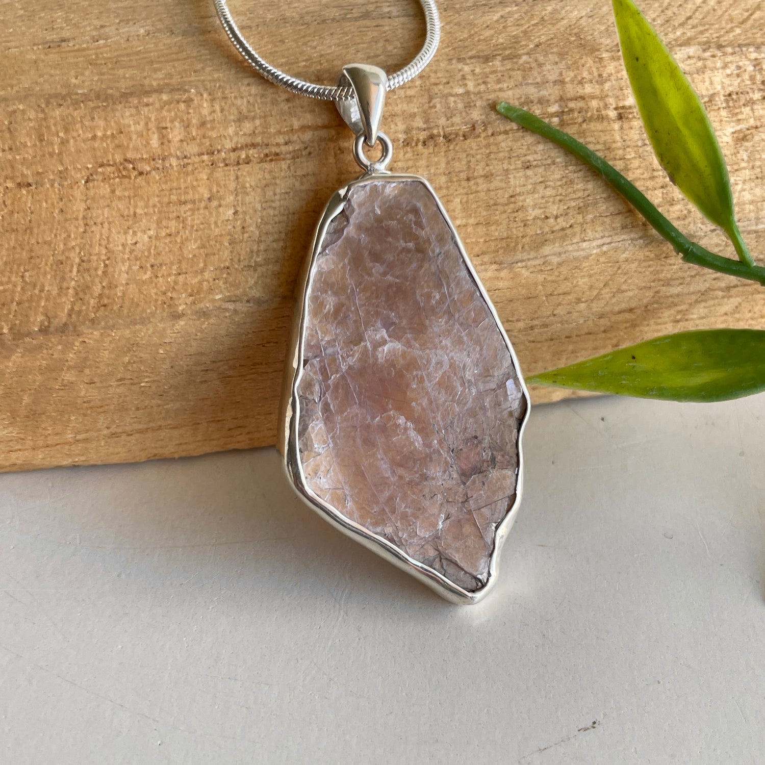 Lepidolite Mica Pendant