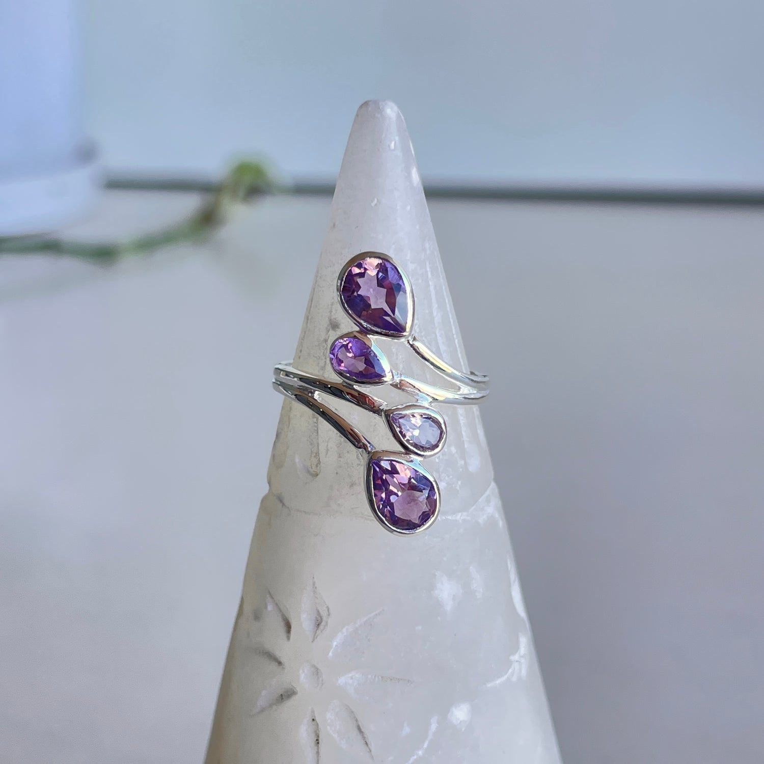 Amethyst Multi Stone Ring R4795