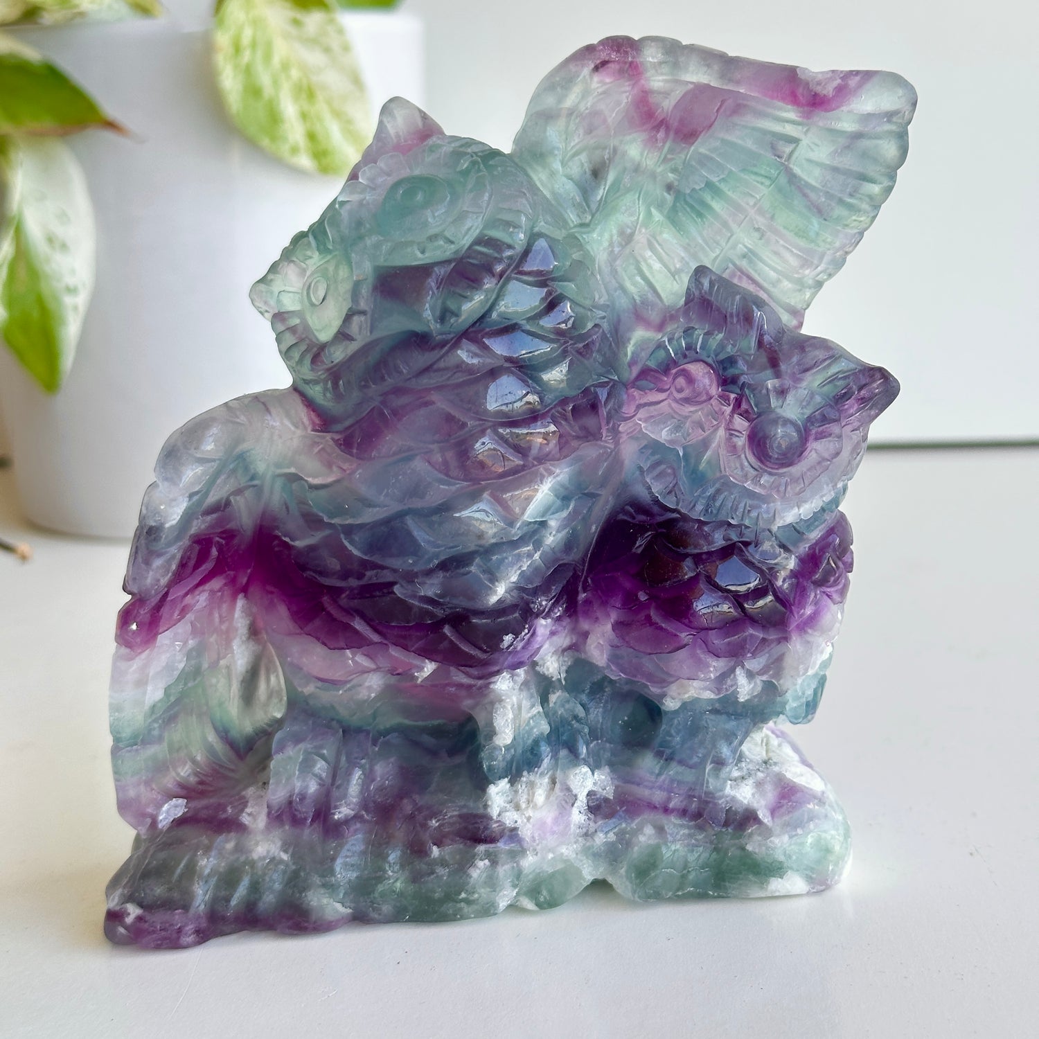 Fluorite Owls