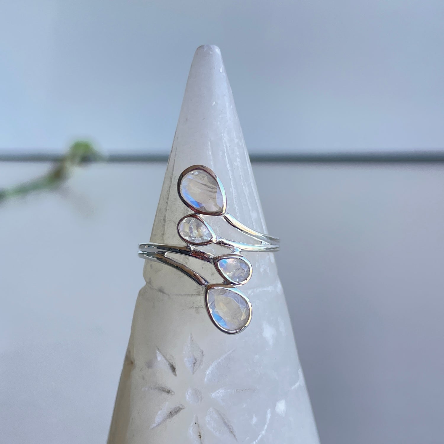 Moonstone Multi Stone Ring R4795