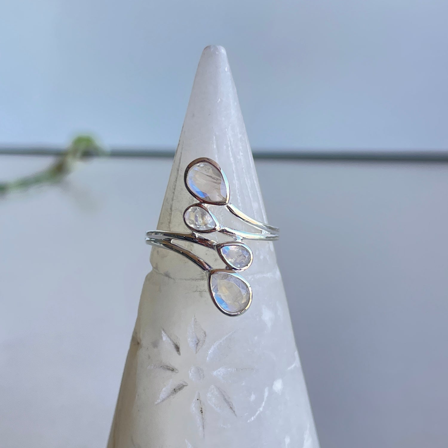 Moonstone Multi Stone Ring R4795