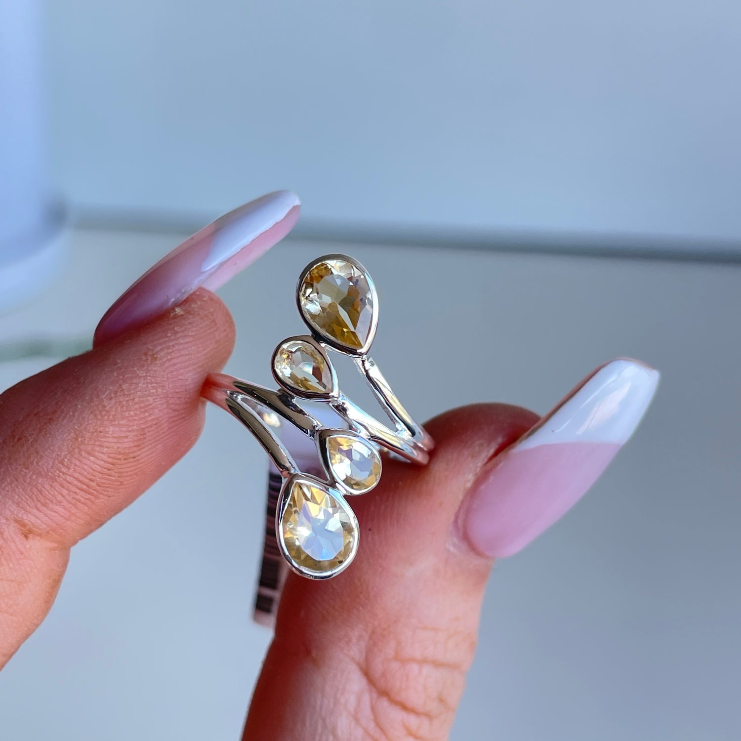 Citrine Multi Stone Ring R4795
