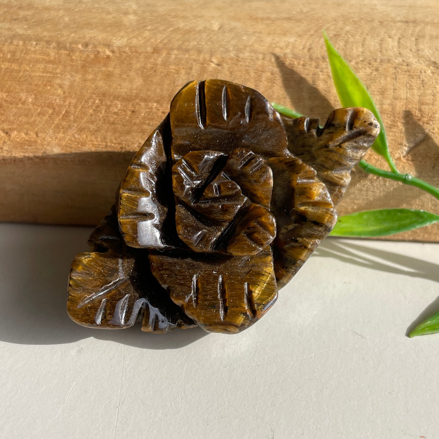 Tigers Eye Flower 6cm