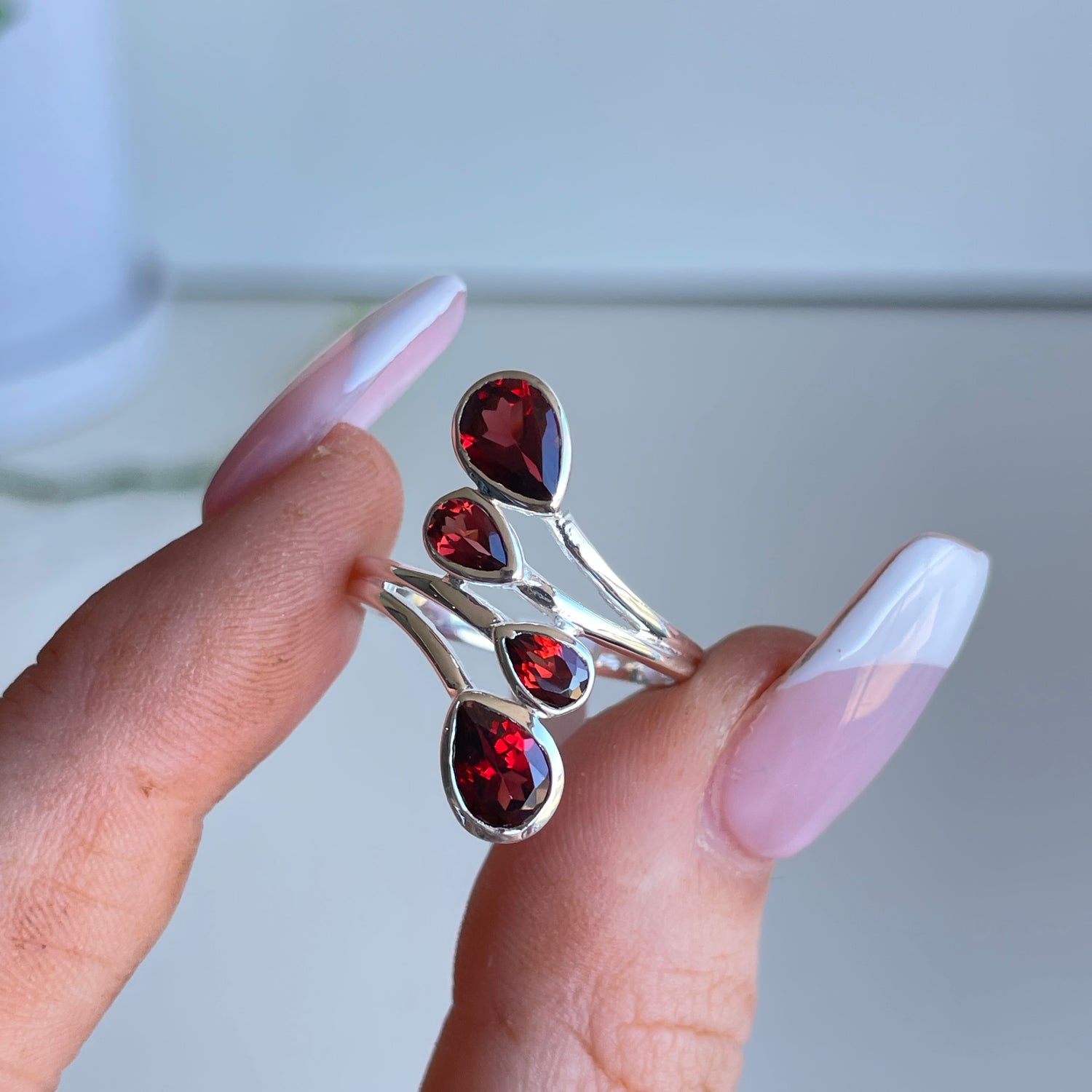 Garnet Multi Stone Ring R4795
